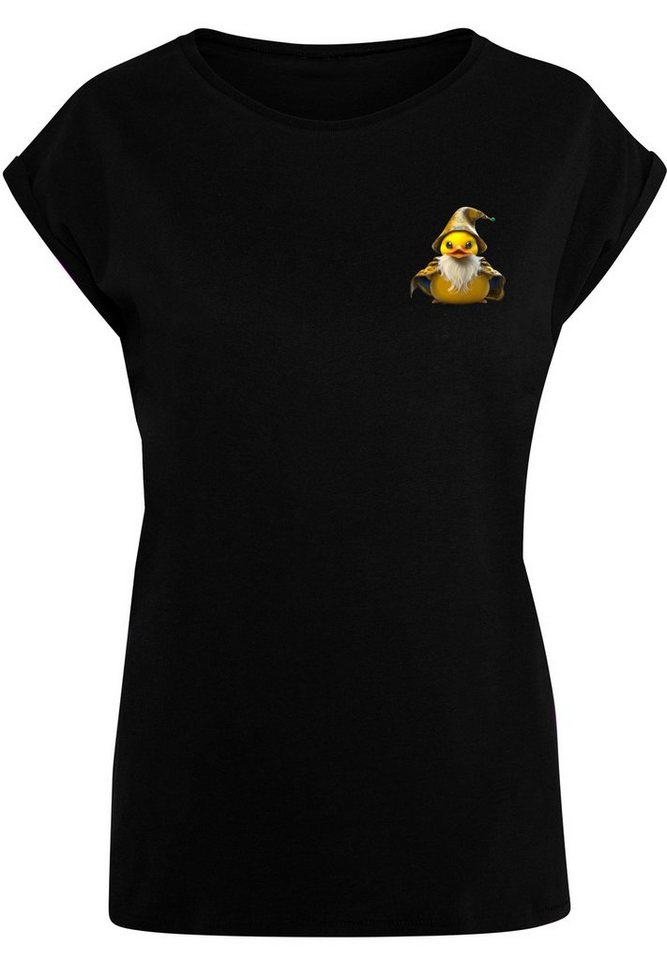 F4NT4STIC T-Shirt Rubber Duck Wizard Short Sleeve Print