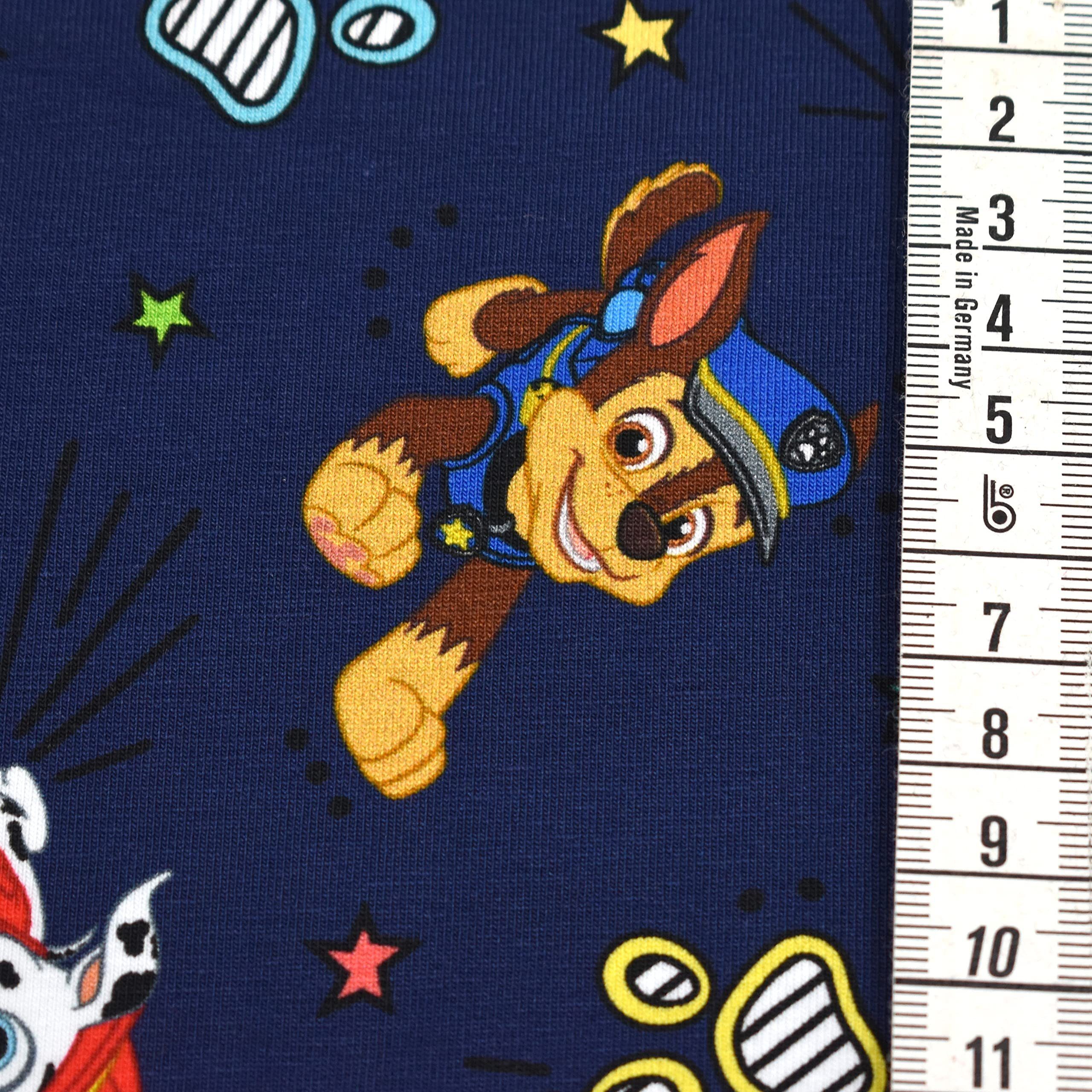 MAGAM-Stoffe Stoff "Paw Patrol", Kinder Jersey ÖKO-TEX Meterware ab 50cm