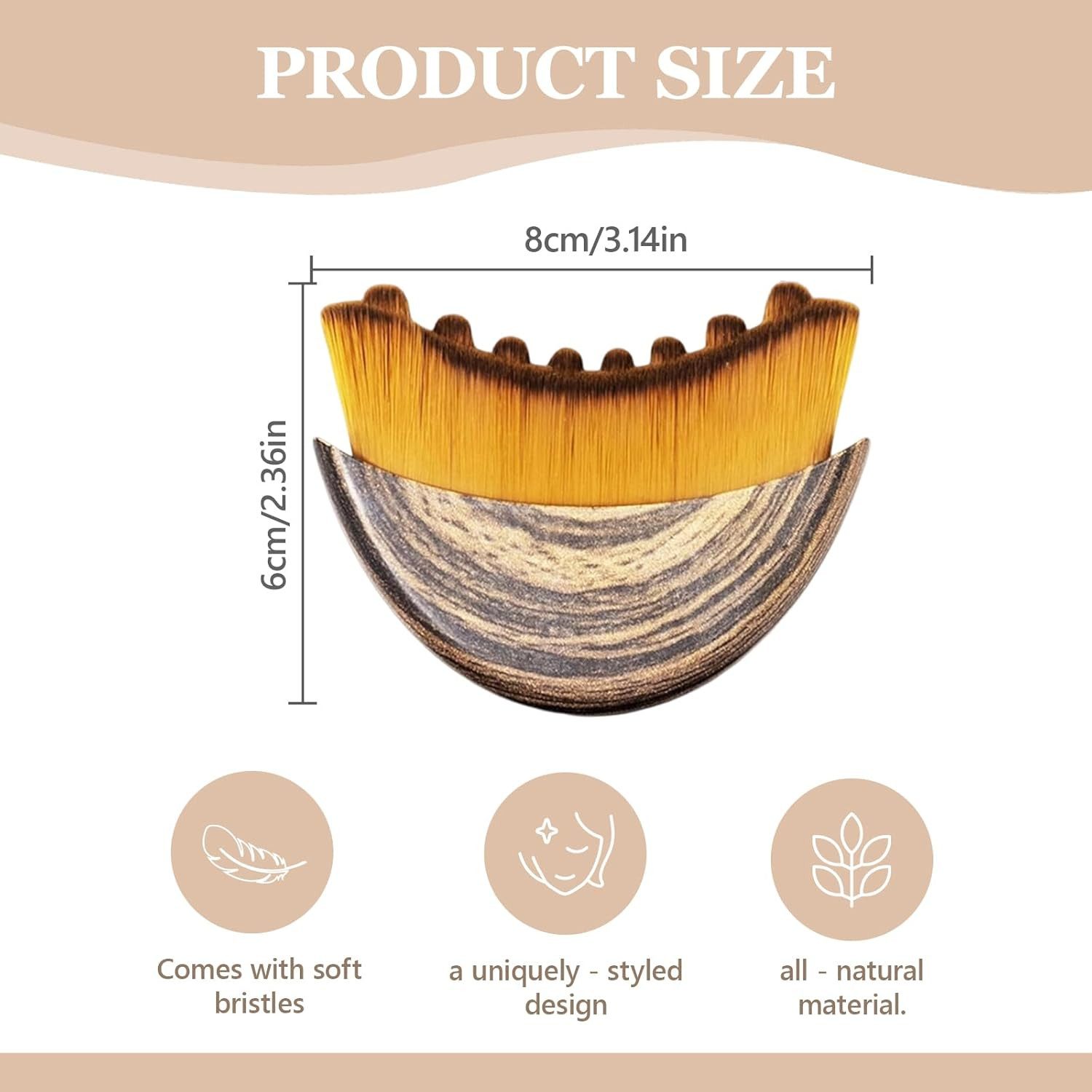 Forrlite Gesichtsmassagegerät Lymphatic Contour Face Brush, Gesichts Lymphdrainage Massagegerät, Ergonomisch Gestaltet, Um Sich Genau An Die Haut Anzupassen