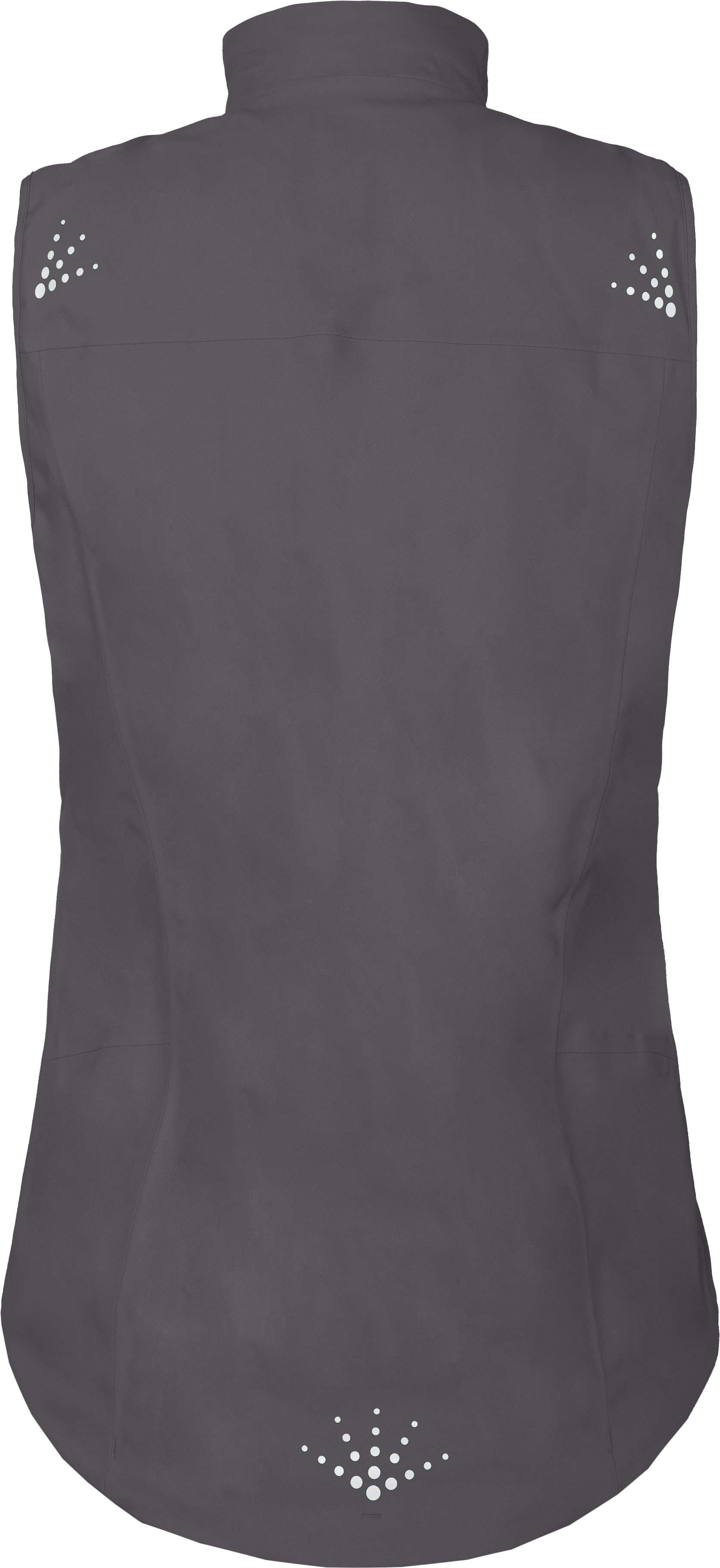 Bergson Regenjacke LEKNES THERMO Weste Damen Regenweste, recycelt, leicht wattiert, 20000 mm Wassersäule, No