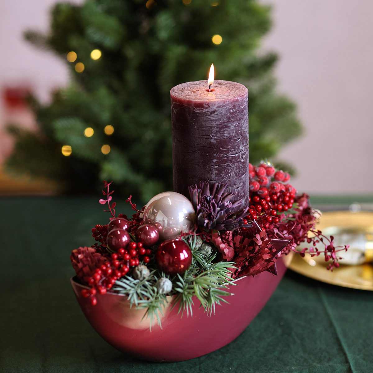 Künstliche Zimmerpflanze Beerenpick Rot künstlich 23cm 12 Stück - Deko-Zwei günstig online kaufen