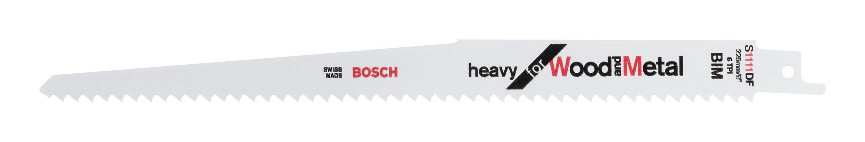 BOSCH Säbelsägeblatt (5 Wood Metal Stück), S - for Heavy DF 1111 and 5er-Pack