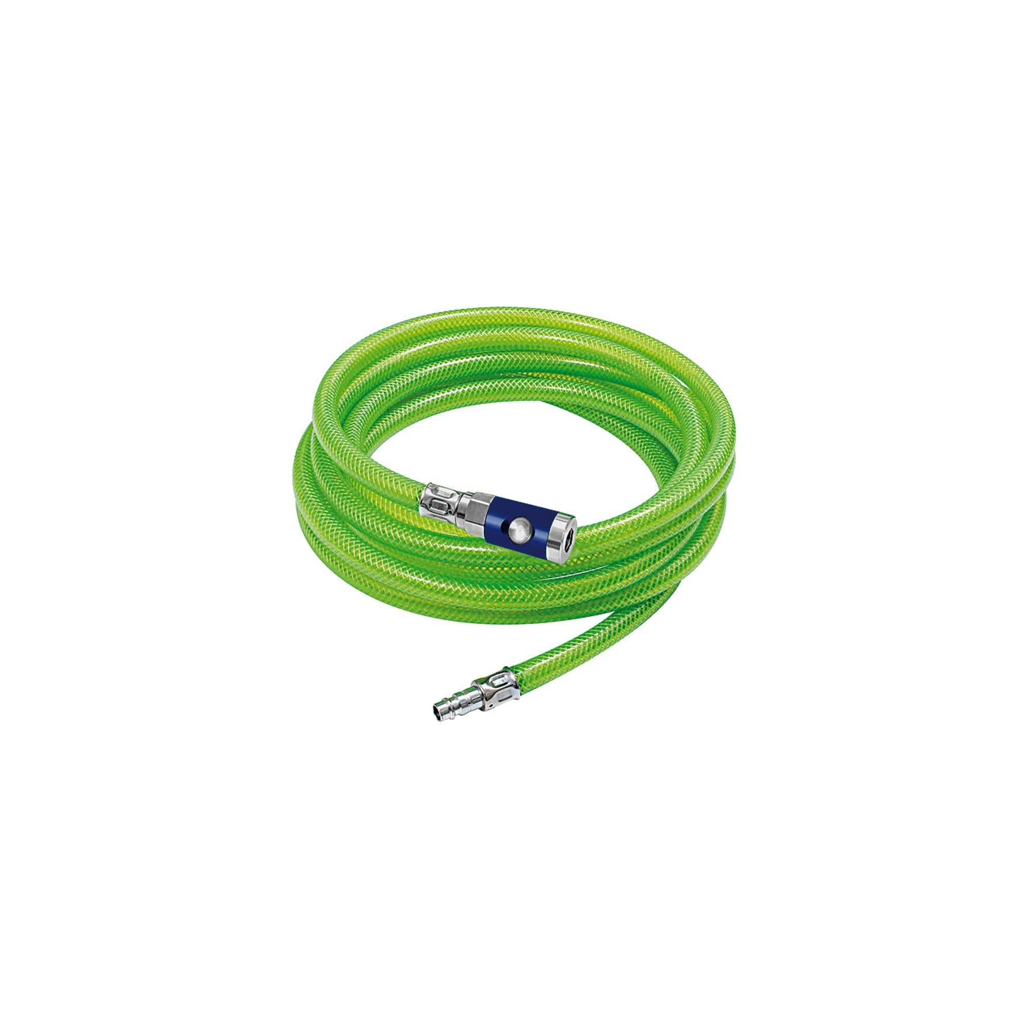 RIEGLER Schlauchaufroller Riegler PVC-Gewebeschlauch-Set leuchtgrün, Schlauch-Ã¸ 15x9, Länge 10