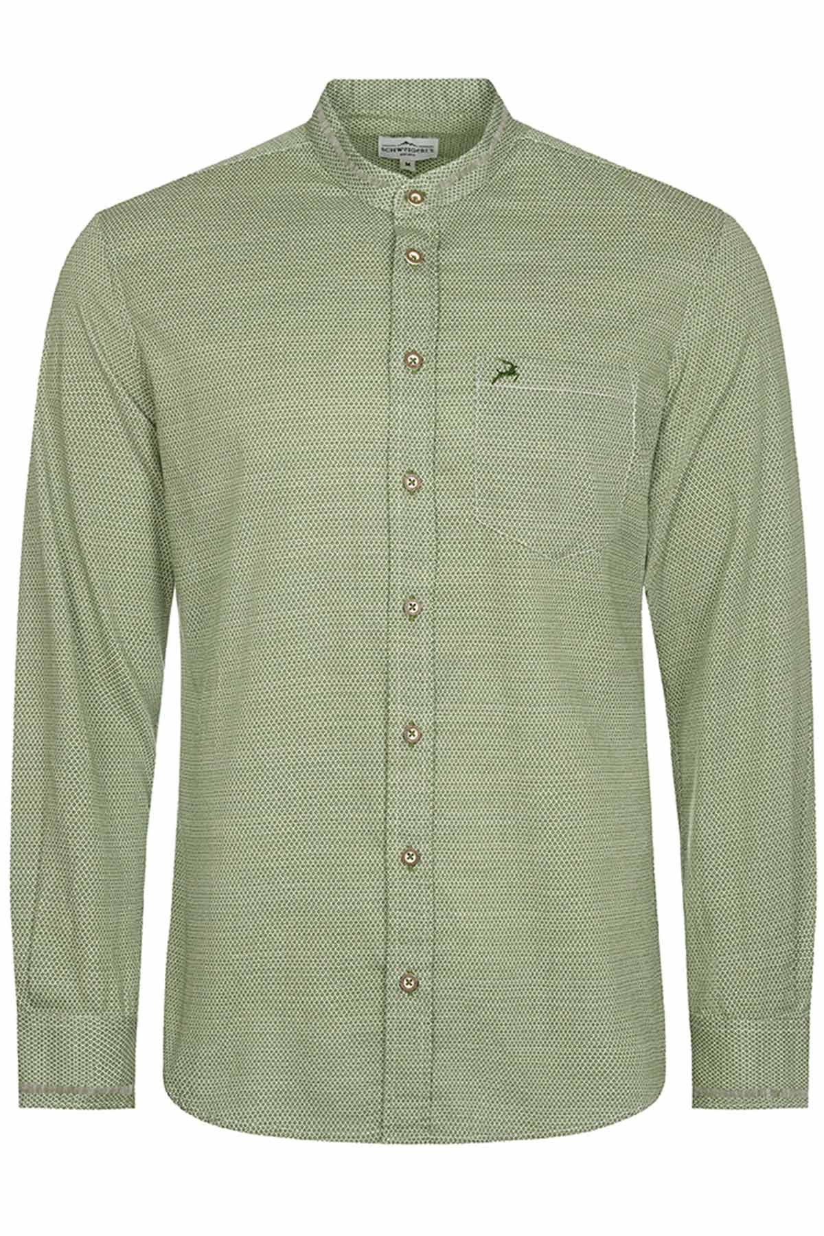 Maddox Trachtenhemd MADDOX Herren Trachtenhemd - Hemd-111, Grün - Bau günstig online kaufen