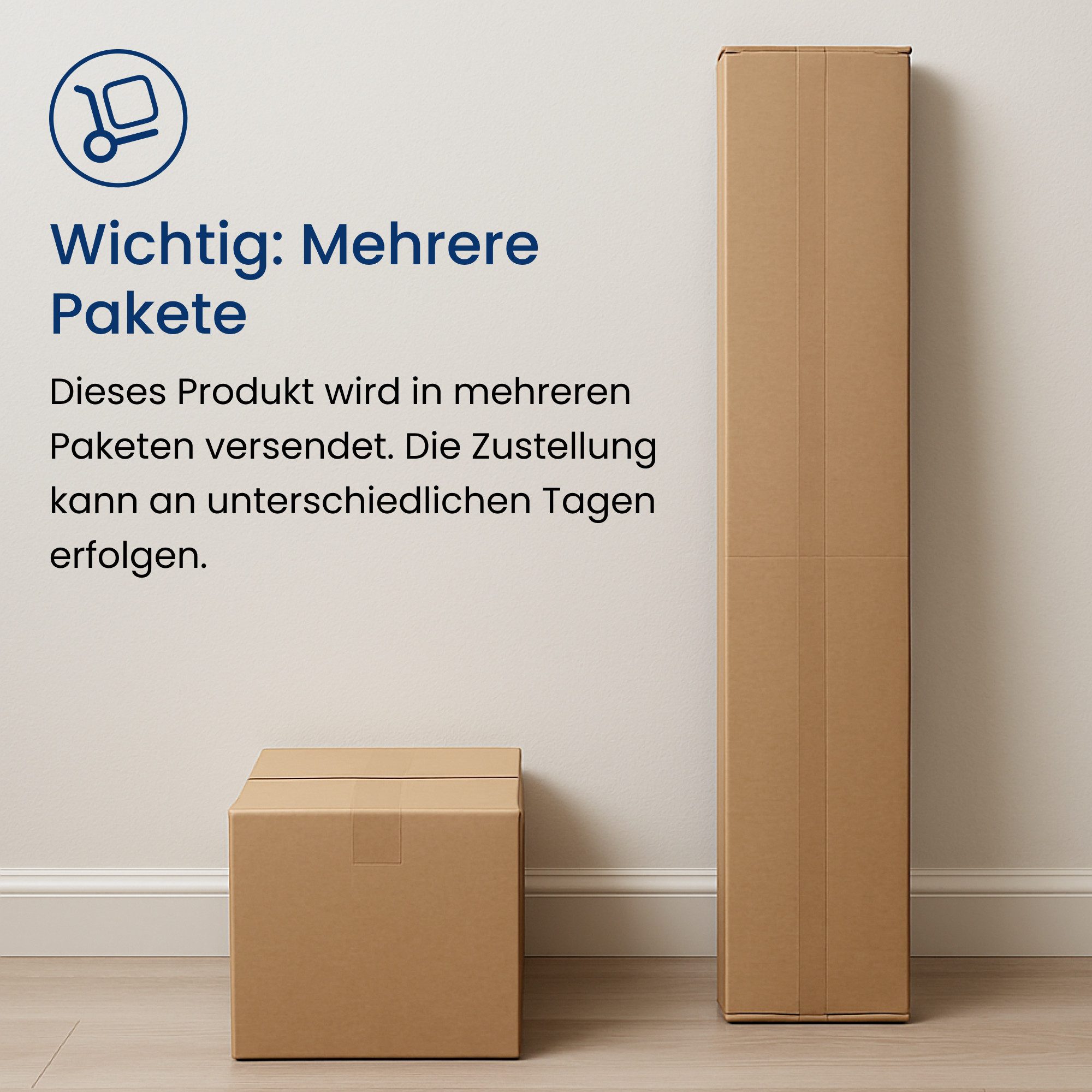 Home Collective Kommode Highboard Sideboard für Flur Schlafzimmer Wohnzimmer (Perfekt für Wohnzimmer, Schlafzimmer oder Esszimmer), mit 3 Schubladen und 2 Türen – Bild 5 von 5
