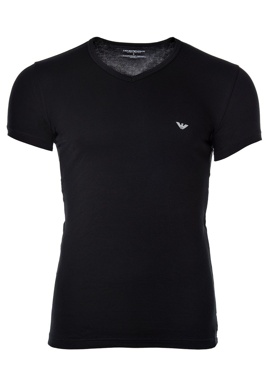 Emporio Armani T-Shirt Herren T-Shirt Pack V-Ausschnitt - schwarz/grau 2er V-Neck