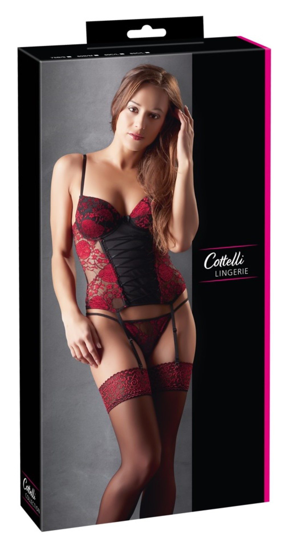 Corsage Cottelli LINGERIE - Set Corsage - (75B-S,80B-M,80C-L,85C-L)