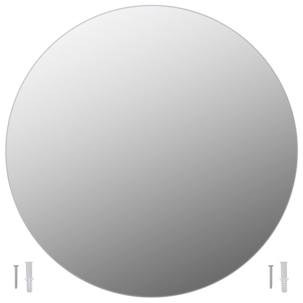 furnicato Wandspiegel 60 cm Rund Glas (1-St)