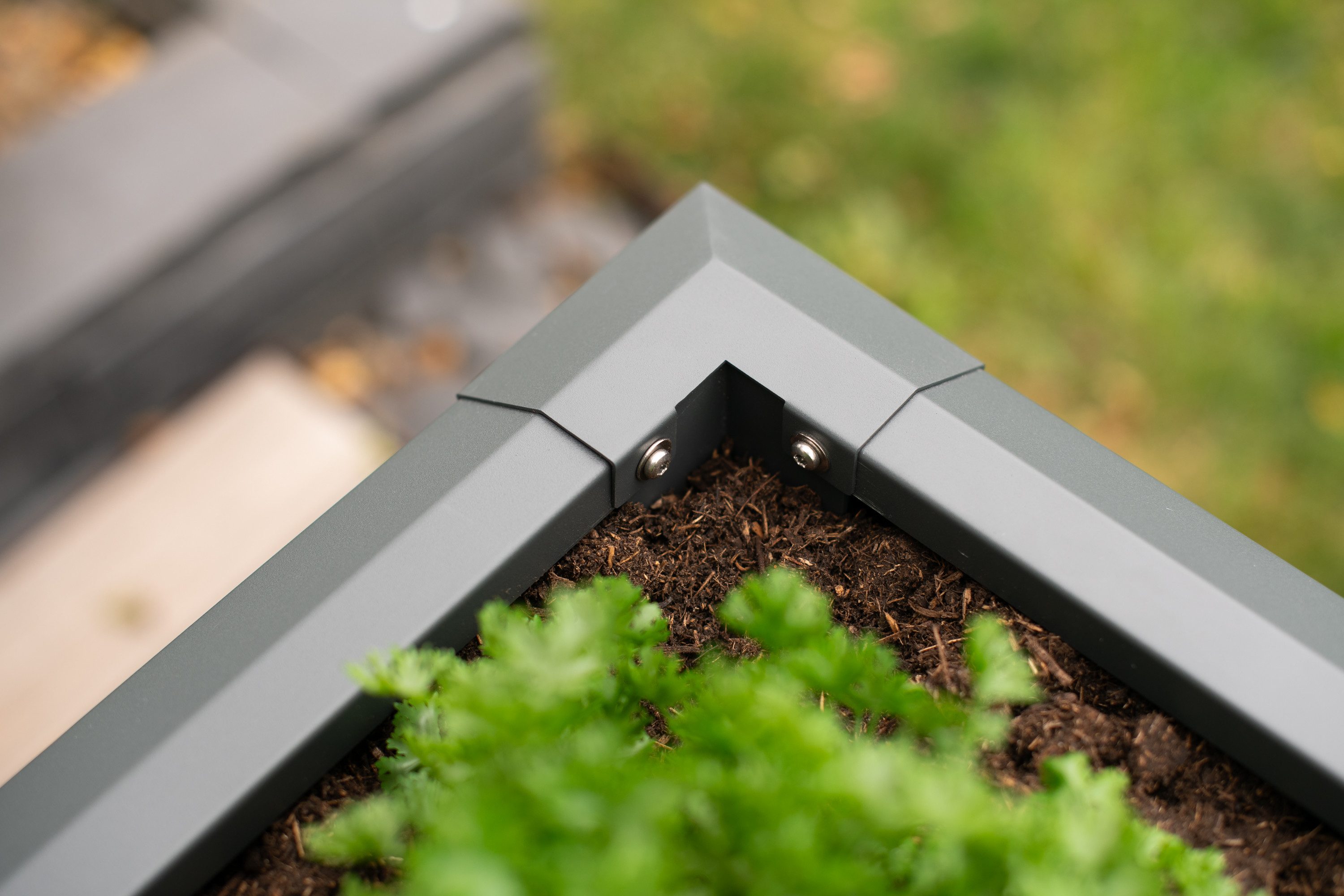 WESTMANN Hochbeet Metall Hochbeet Primus M, Anthrazit, 100x50x77 cm