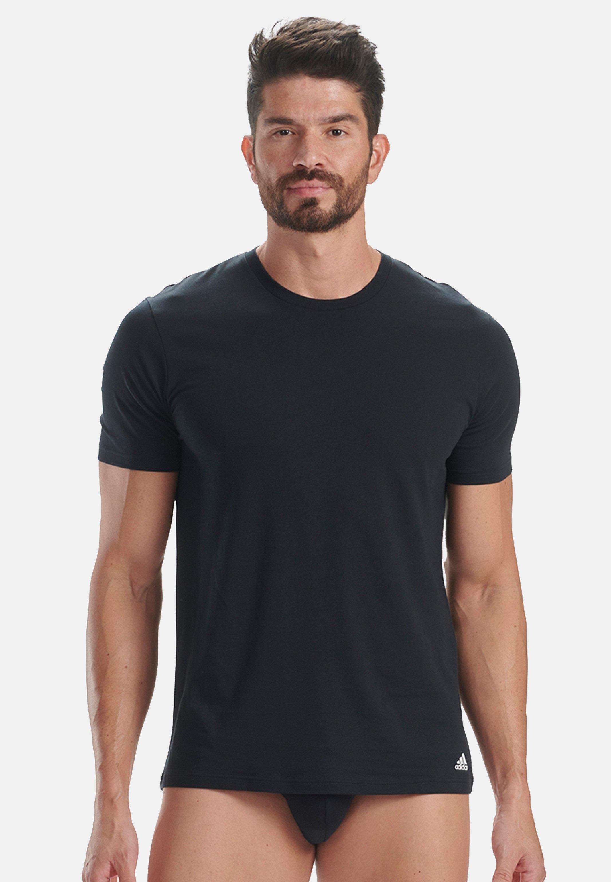 adidas Sportswear Unterhemd 6er Pack Active Core Cotton (Spar-Set, 6-St) Unterhemd / Shirt Kurzarm - Baumwolle - Legere Passform