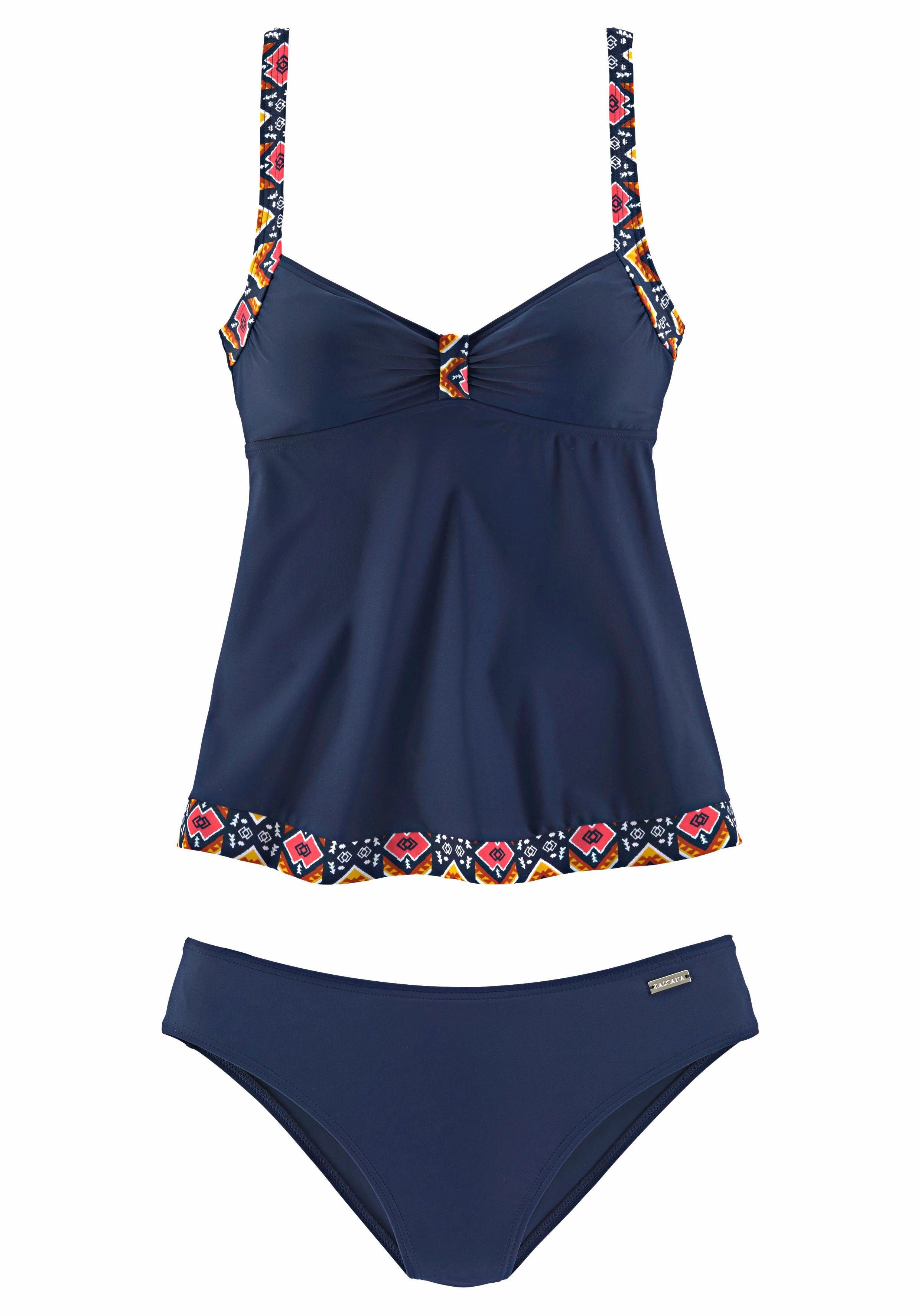LASCANA Tankini mit eingearbeiteten Softcups, verstellbare günstig online kaufen