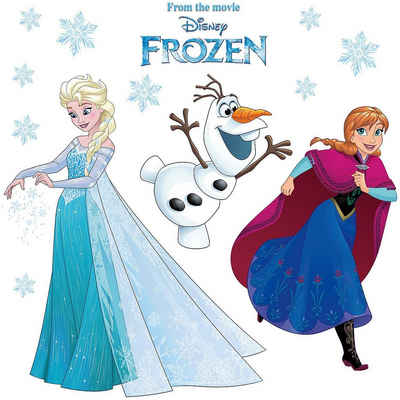 Fenstersticker »Fenstersticker Disney Frozen Snowflake, 26-tlg.«, Komar