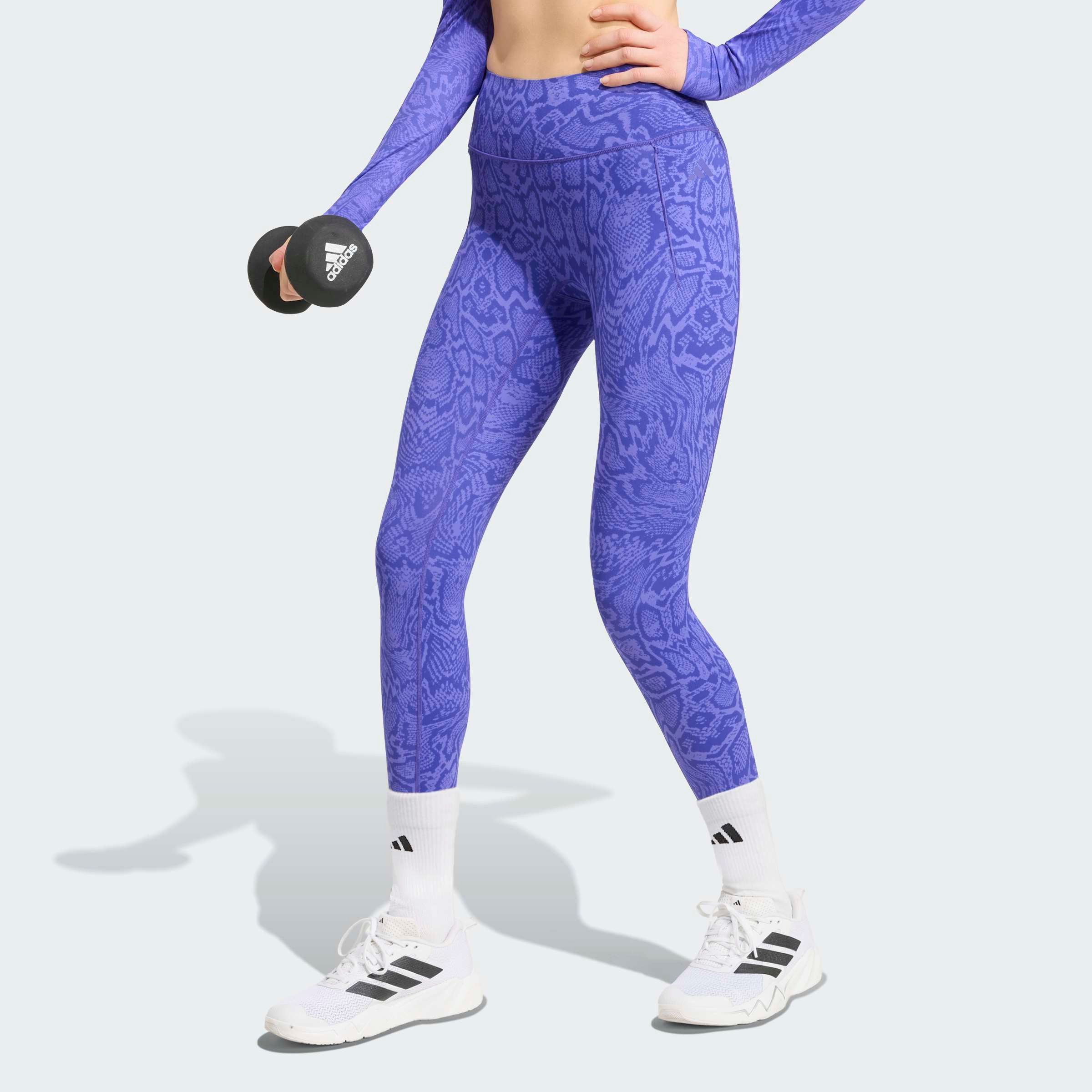adidas Performance Trainingstights OPTIME PRIMELIFT 7/8-LEGGINGS, SCHLANGENPRINT