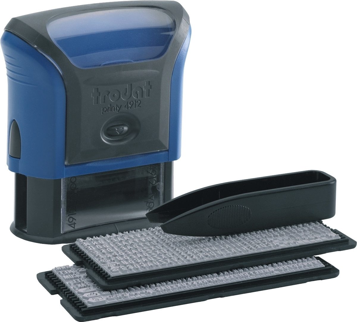 TRODAT Stempel Textstempel Printy Typo 4912/DB 4.0 4-zeilig