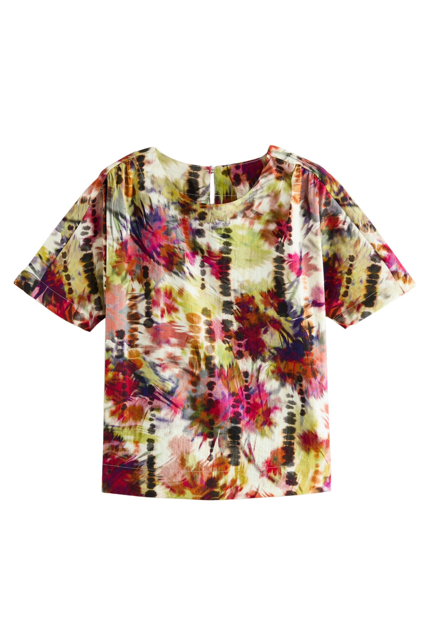 Next T-Shirt Kastiges T-Shirt aus Strukturmaterial (1-tlg) günstig online kaufen