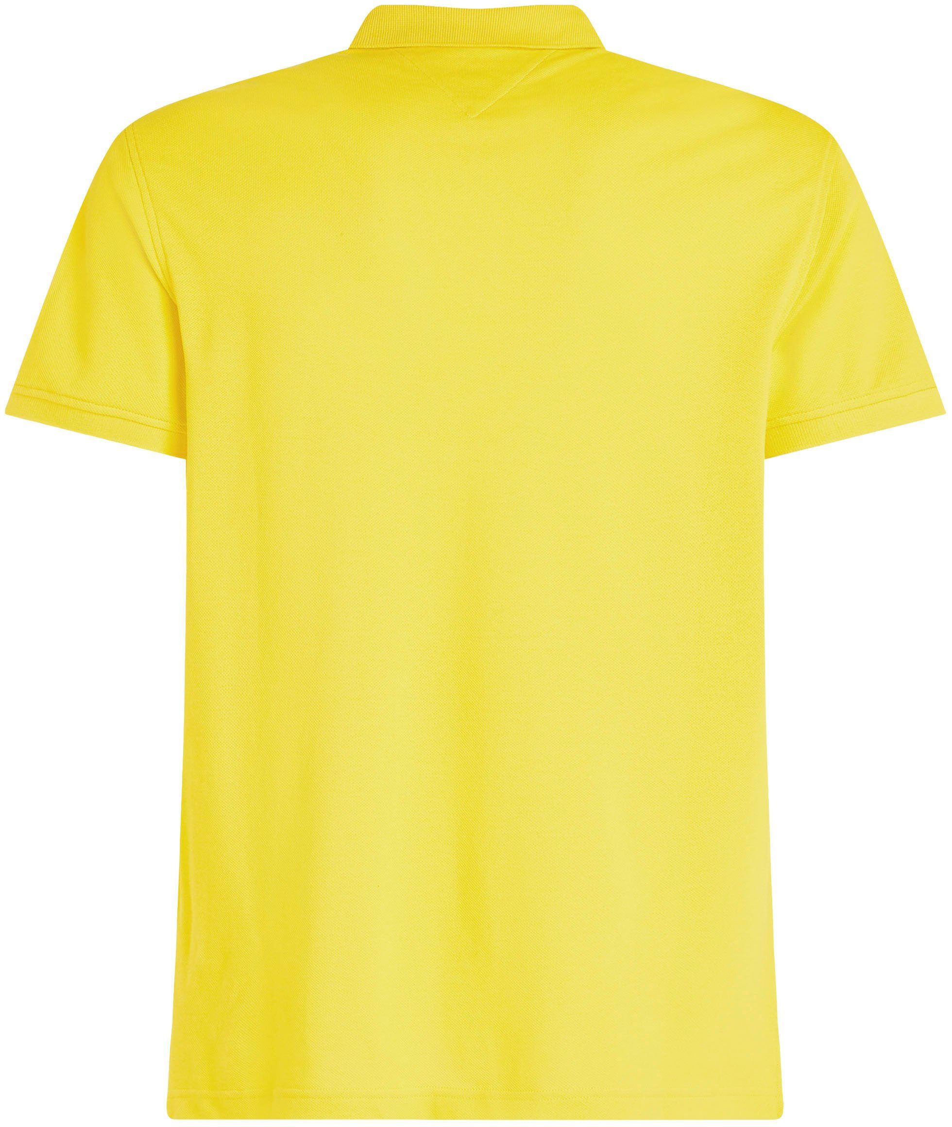 Tommy Hilfiger Poloshirt 1985 REGULAR Tommy mit POLO Kragen Kontraststreifen Yellow innen am Vivid Hilfiger