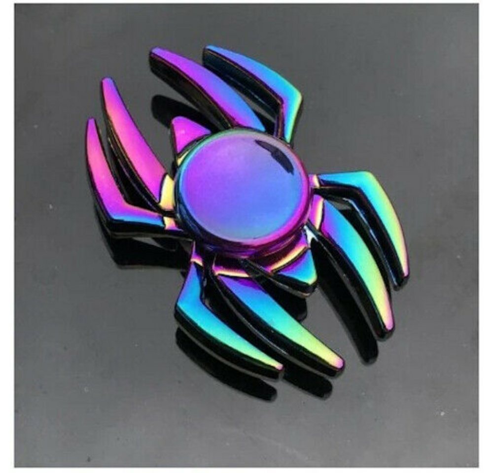 Tinisu Fidget Spinner Tinisu Fidget Spinner Kreisel Anti Stress Hand Rainbow Metall Finger