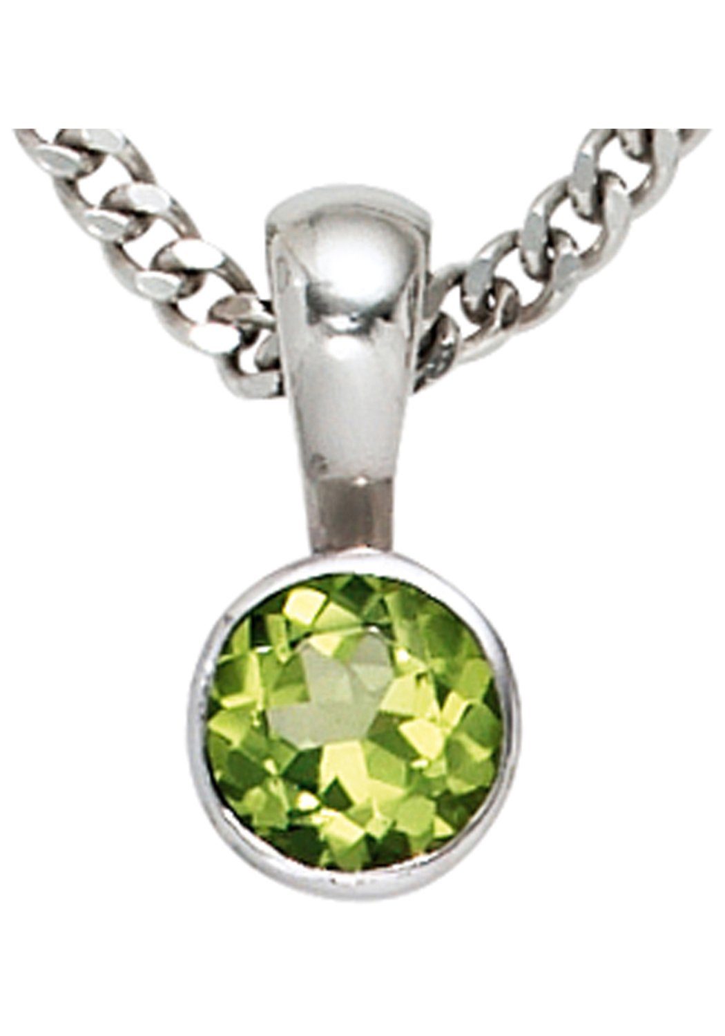 JOBO Runder Anhänger, rund 925 Silber m...