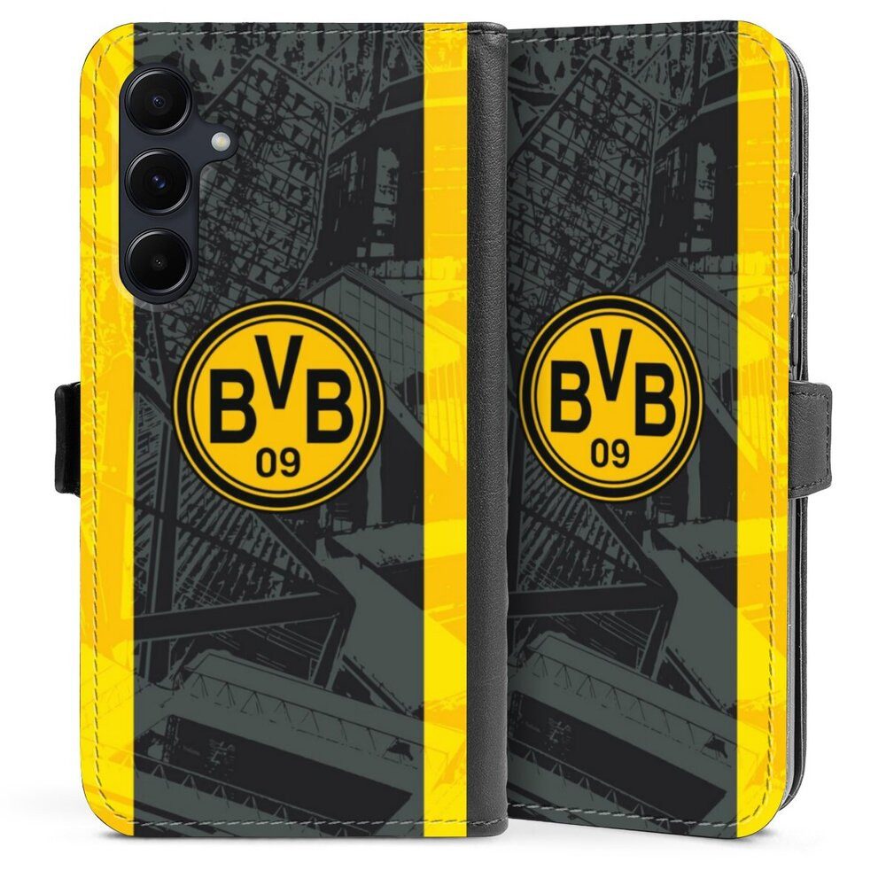 DeinDesign Handyhülle Borussia Dortmund BVB Stadion 50 Jahre Signal Iduna Park, Samsung Galaxy A55 5G Hülle Handy Flip Case Wallet Cover