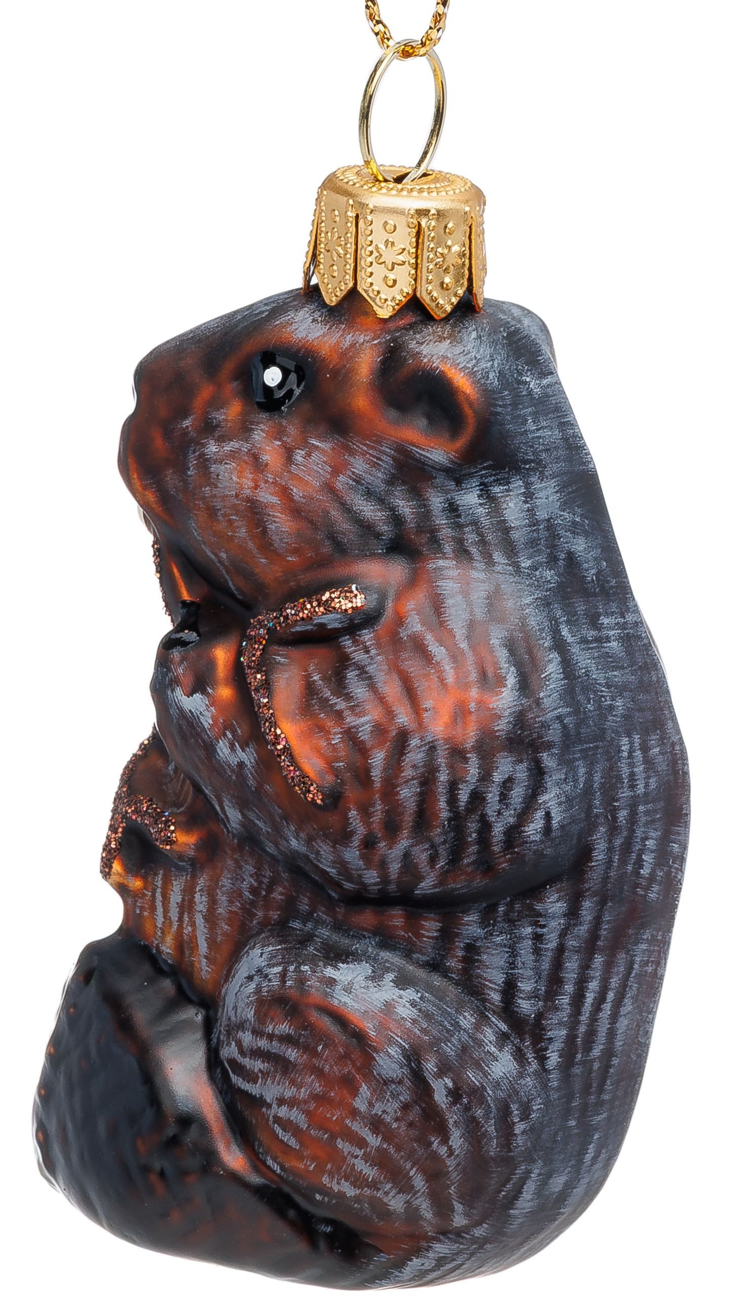 SIKORA Weihnachtsbaumkugel Biber besondere Weihnachtskugel Glas Figur Anhän günstig online kaufen