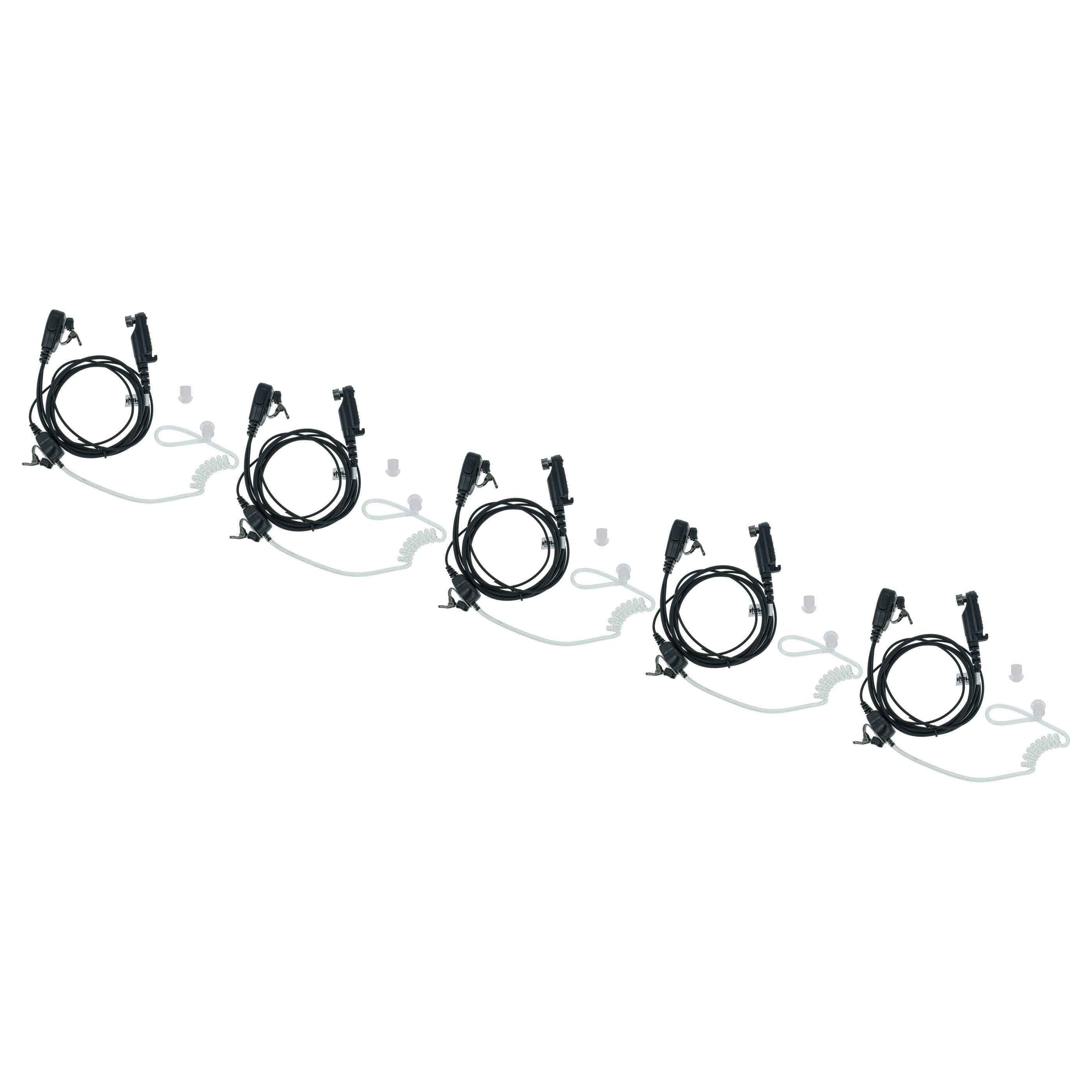 vhbw passend für Hyt / Hytera PD682, PD682G, PD662G, PD680, PD662 Funkgerät Headset