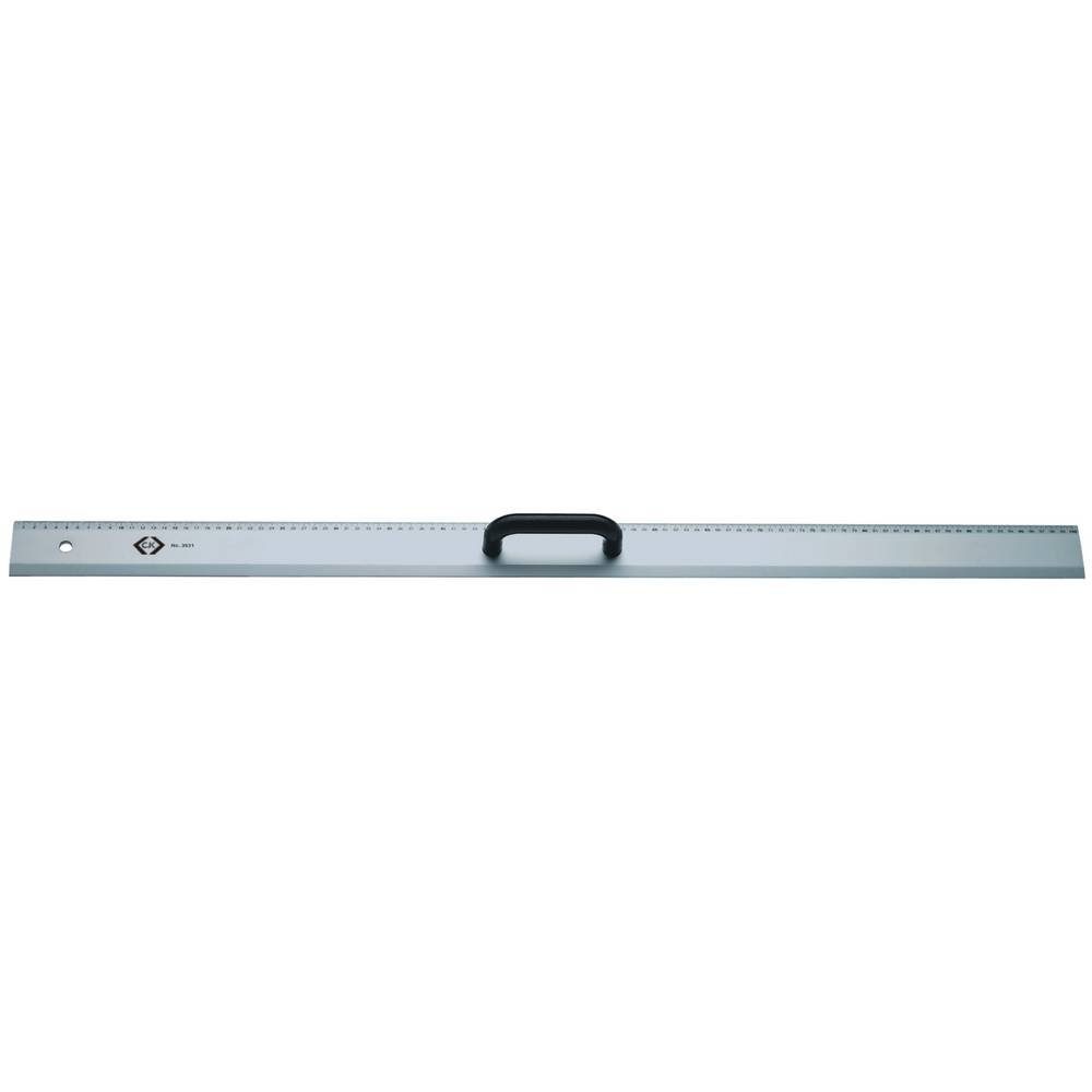 C.K Lineal Aluminium Lineal 1000 mm mit Handgriff T3531 100