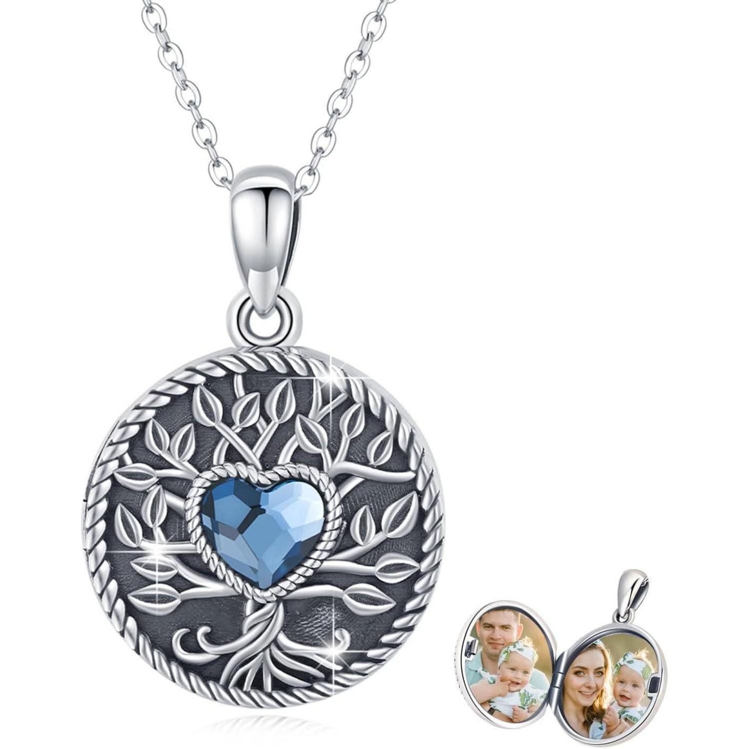 LuxusKollektion Kette und Anhänger Set Halskette 925 Sterlingsilber Damen L günstig online kaufen