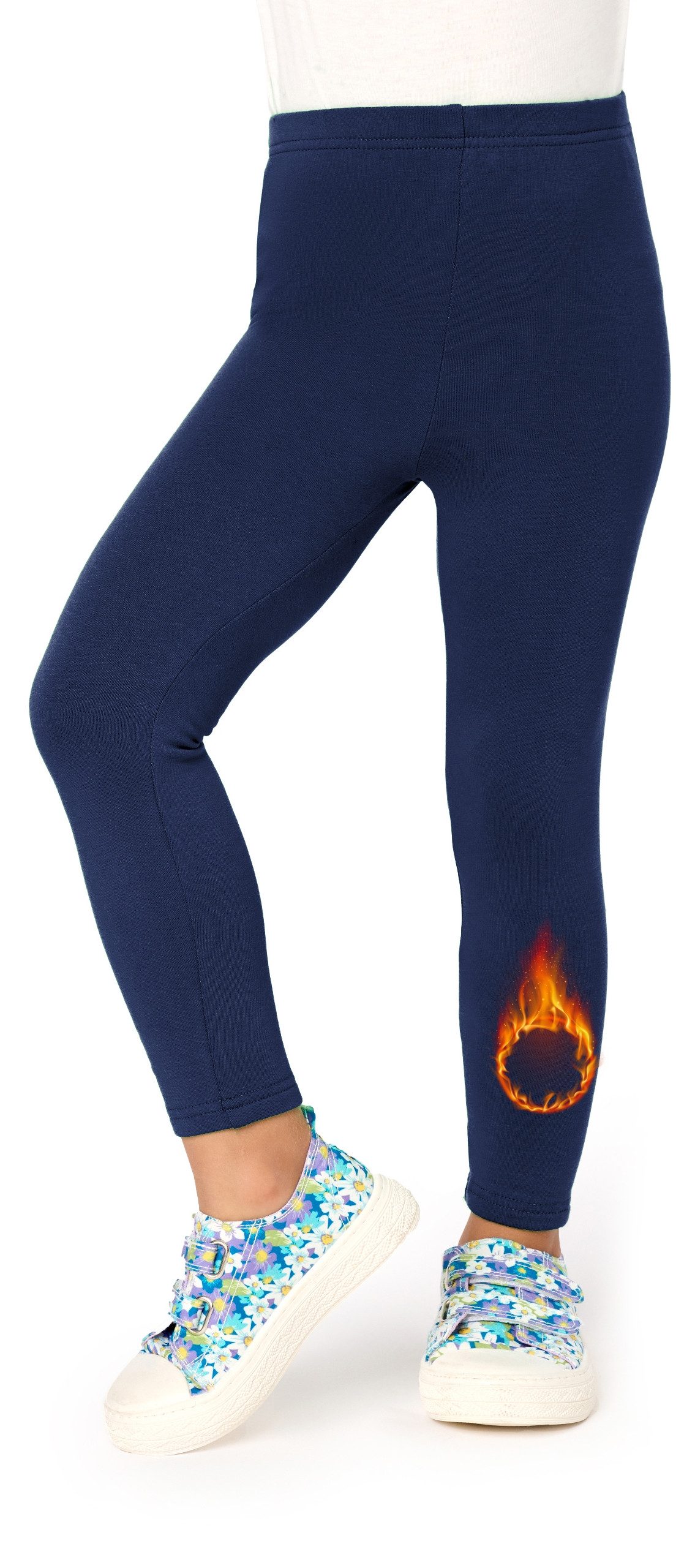 Leggings Leggings Mädchen Winter Gefütterte Leggings für Mädchen BLV50-323