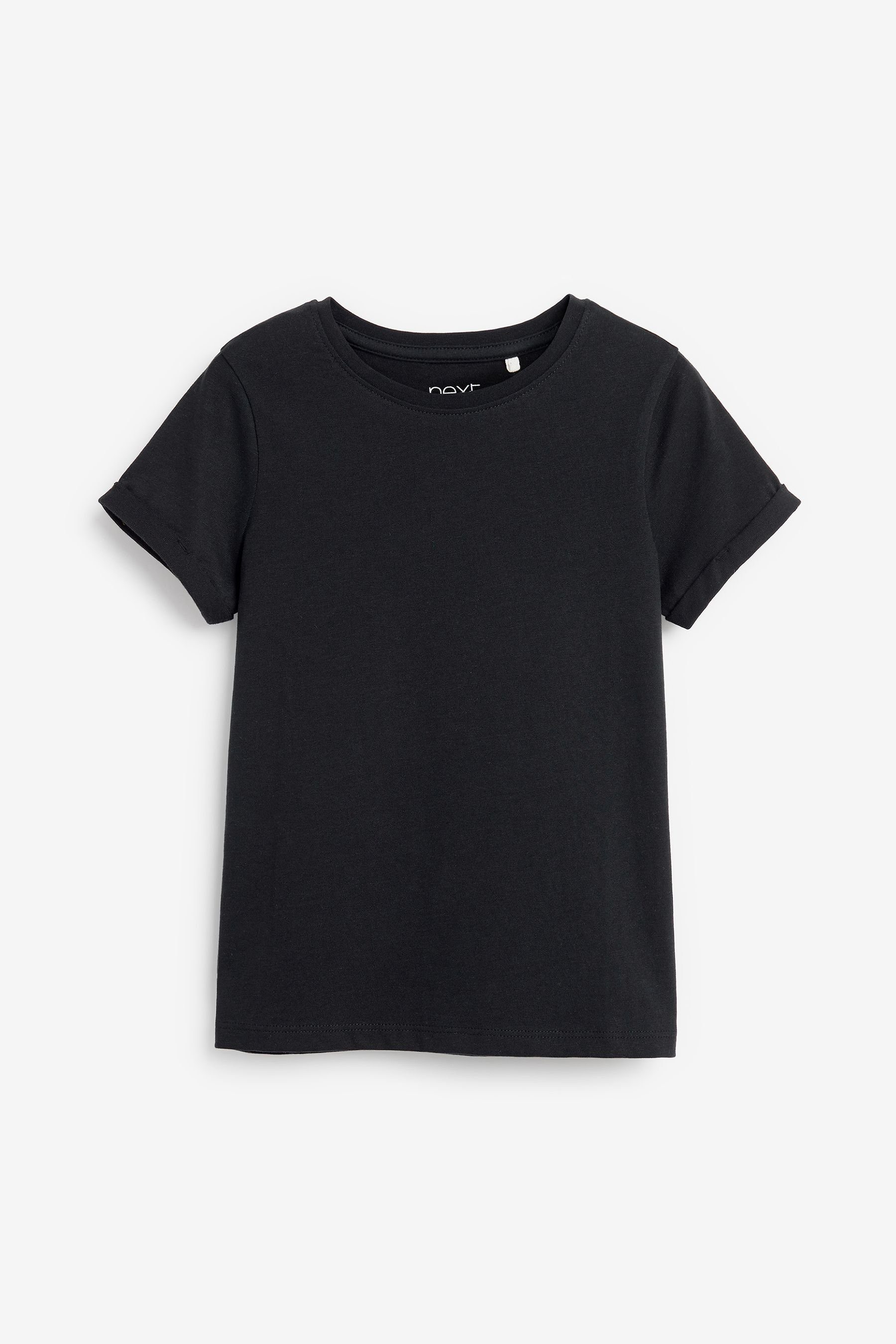 Fit Black T-Shirt T-Shirt Regular reiner aus Next (1-tlg)