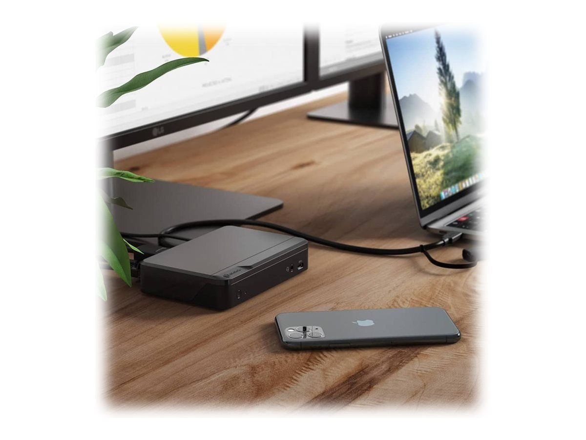 ALOGIC Laptop-Dockingstation ALOGIC Docking Station Universal Twin HD USB-C & USB-A schwarz