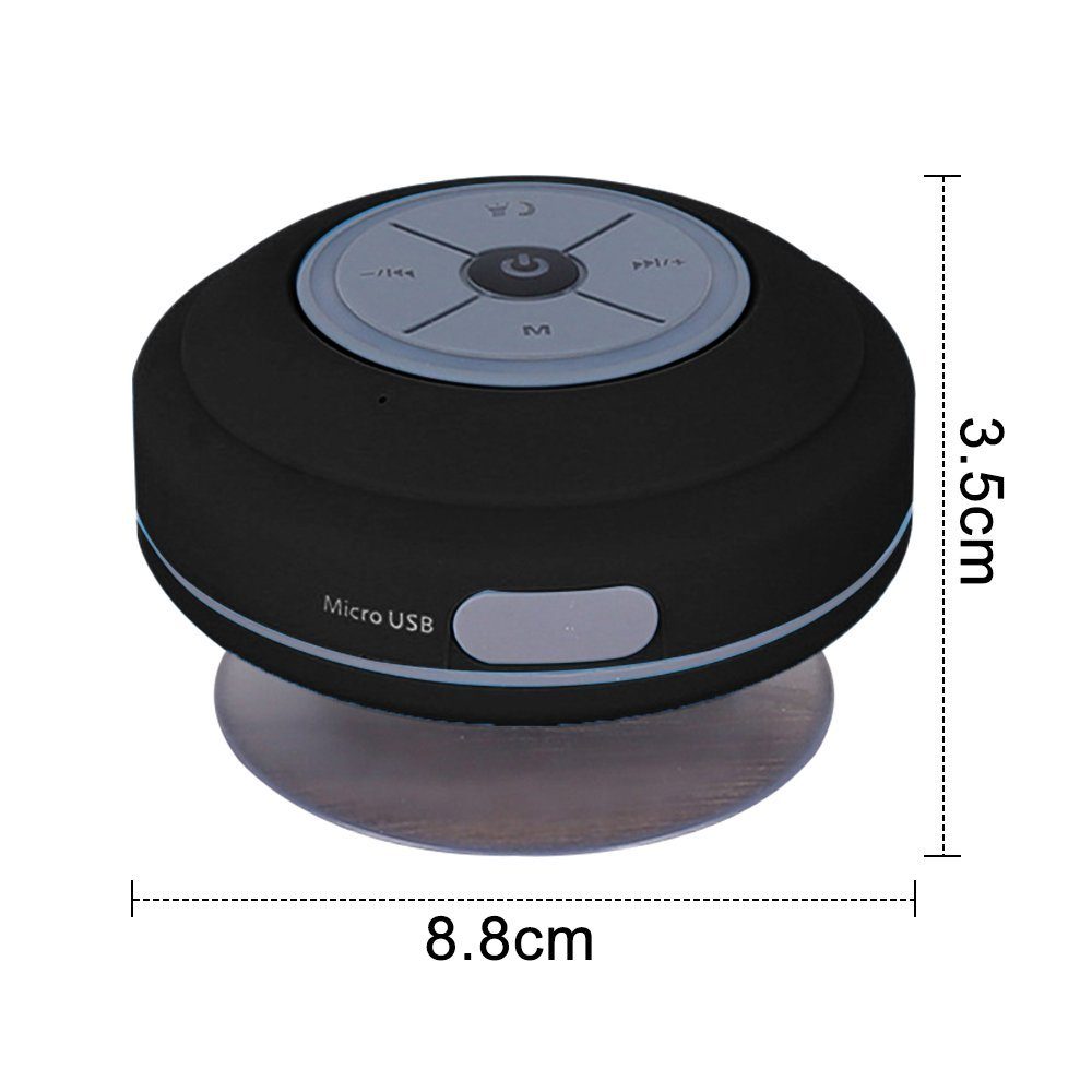 Radio tragbar Bluetooth-Lautsprecher, Jormftte Wasserabweisender