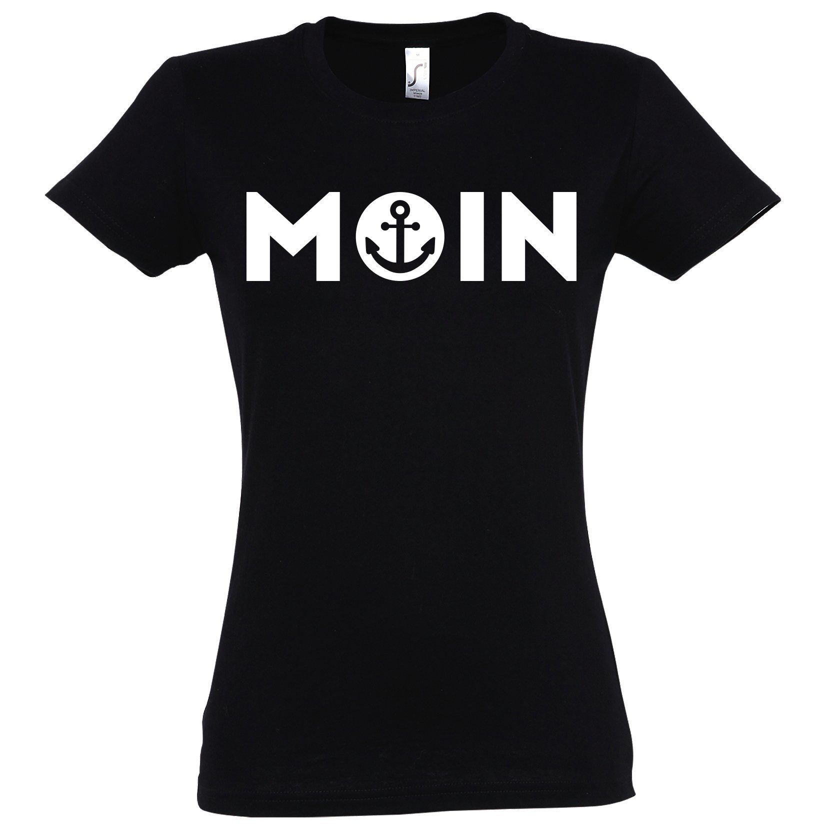 Youth Designz Print-Shirt Moin Logo Damen T-Shirt Anker Spruch mit modische günstig online kaufen