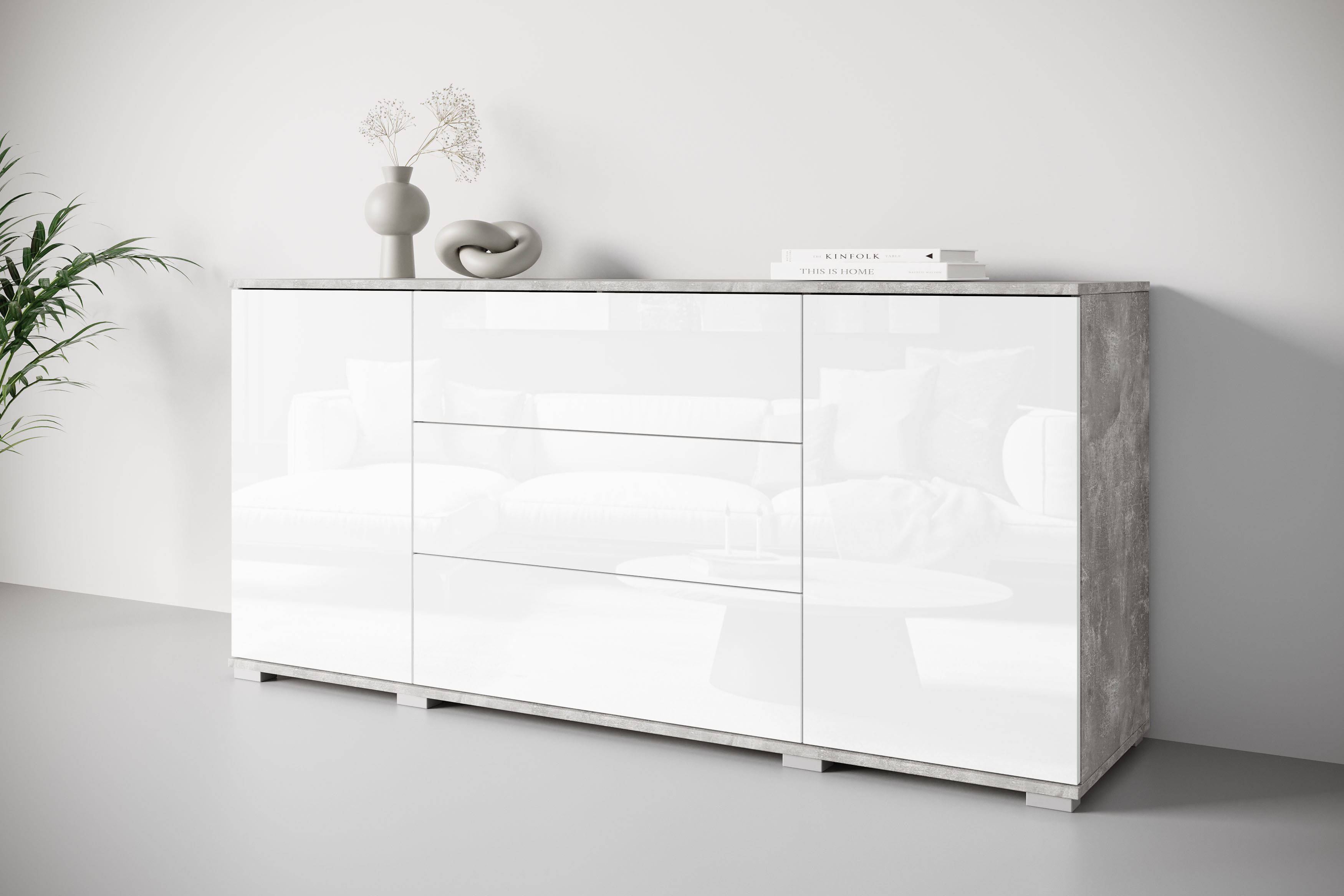INOSIGN Sideboard Kenia, Kommode für das Schlafzimmer/Wohnzimmer (1 St), Mo günstig online kaufen