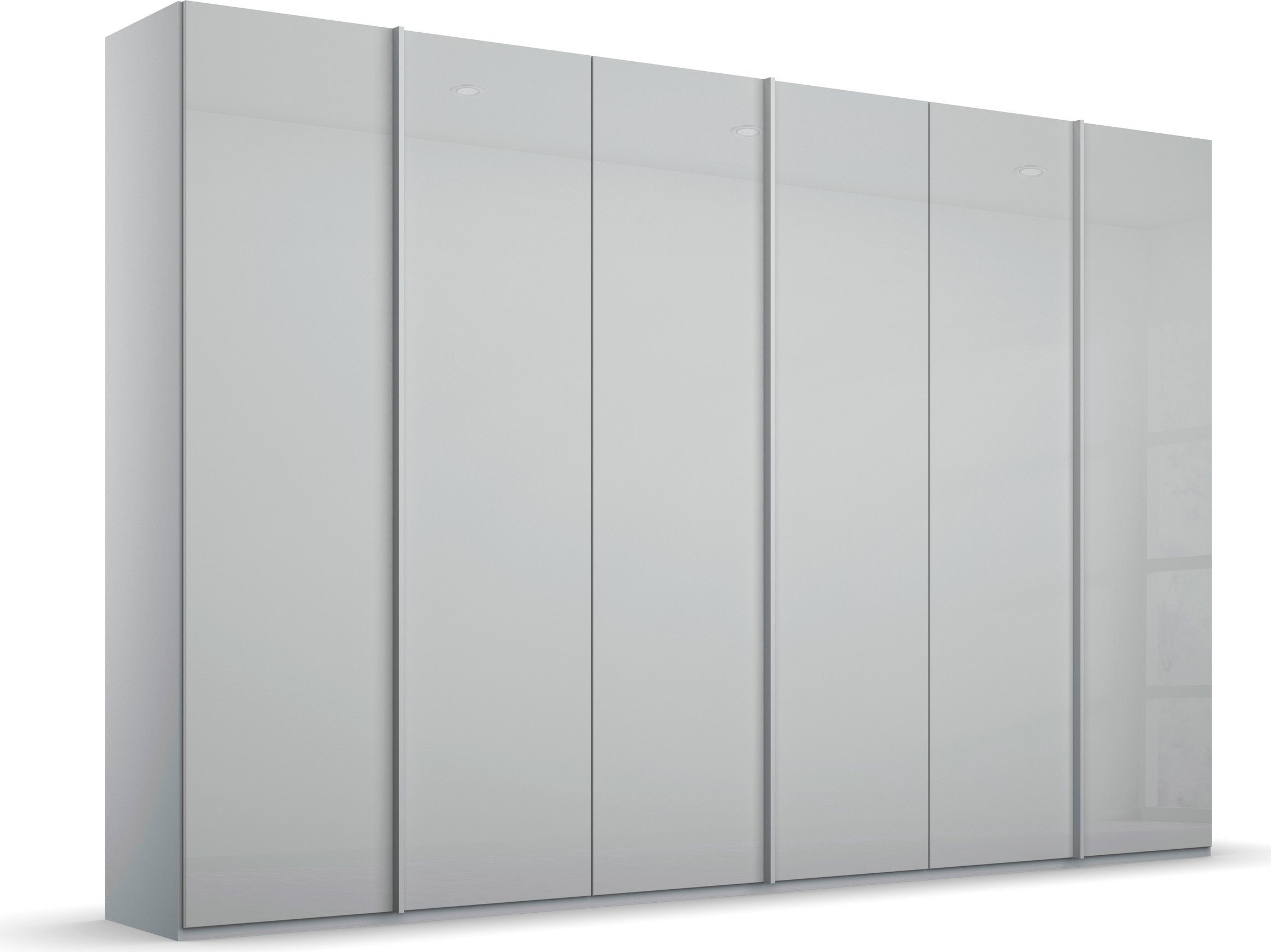 rauch Drehtürenschrank Kleiderschrank Schrank Garderobe Wäscheschrank SKAT MERIDIAN Glasfront (Breiten 151/201/251/301, Höhen 223/235 cm, inkl. SOFT-CLOSE-FUNKTION) mit Schubladeneinsatz, Wäscheeinteilung, Innenspiegel MADE IN GERMANY