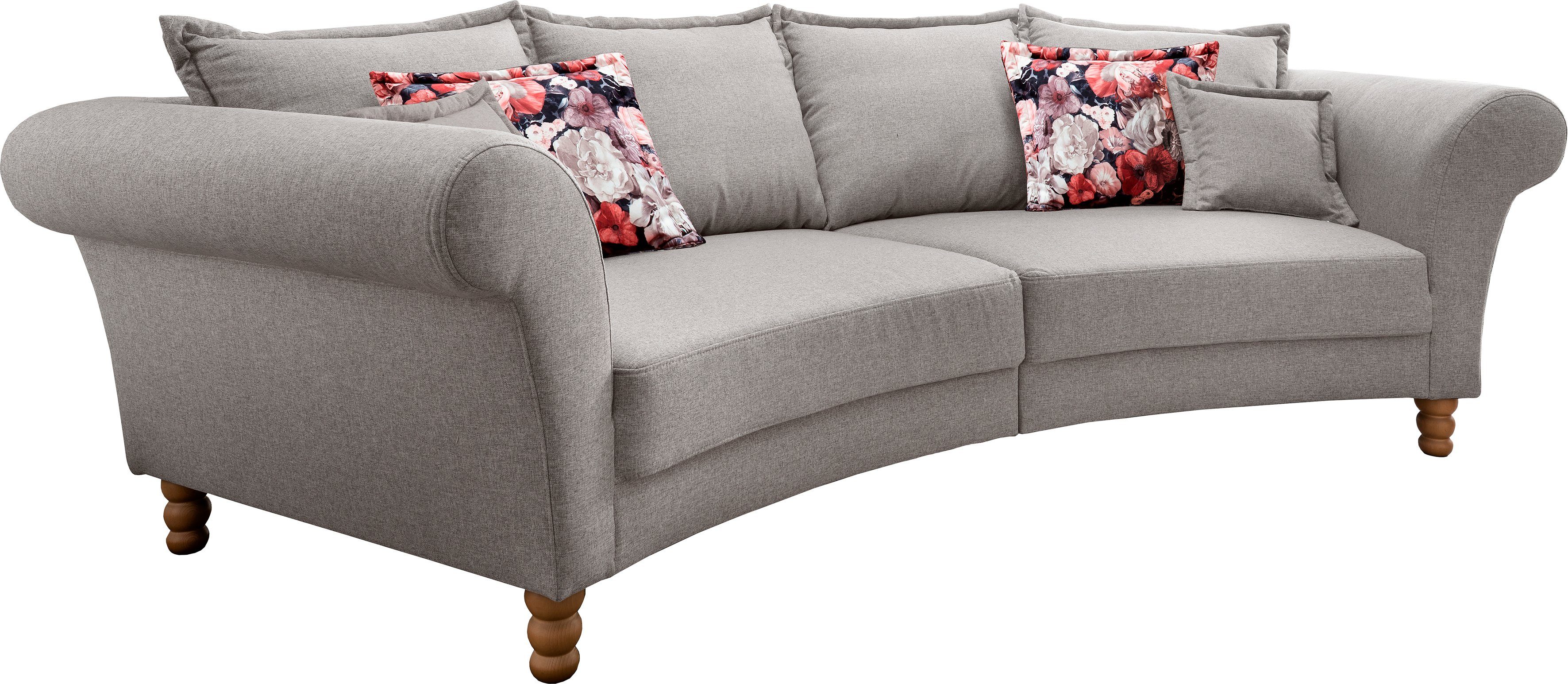 Home affaire Big-Sofa Tassilo geschwungene Formensprache, bequem, Mega Sofa, Breite 350cm