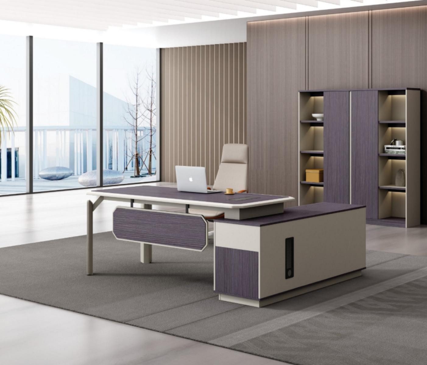 Eckschreibtisch Großer Eckschreibtisch Home Office Möbel Chef Tisch Schreibtisch für