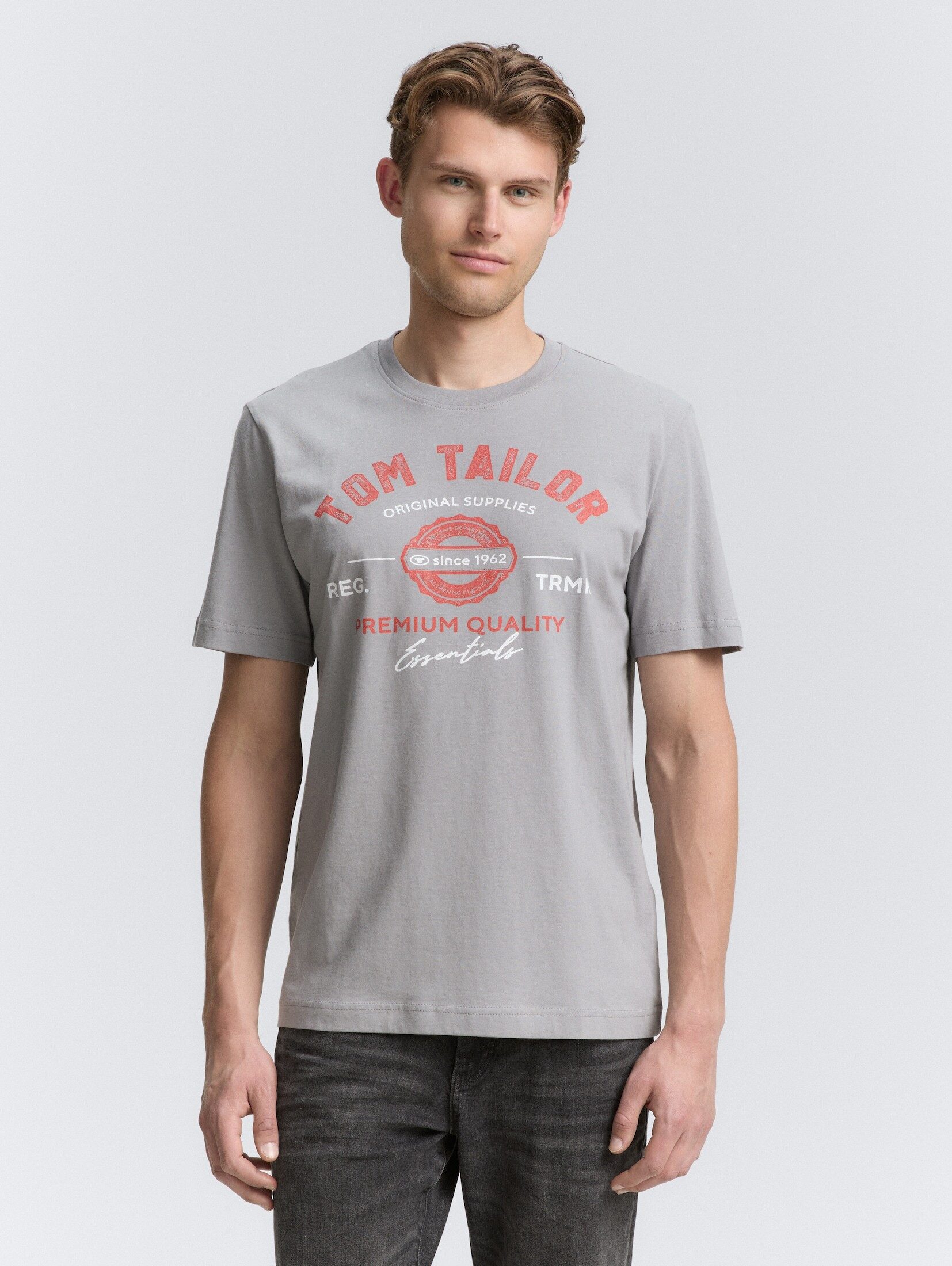 TOM TAILOR T-Shirt T-Shirt T-Shirt mit Logo-Print günstig online kaufen