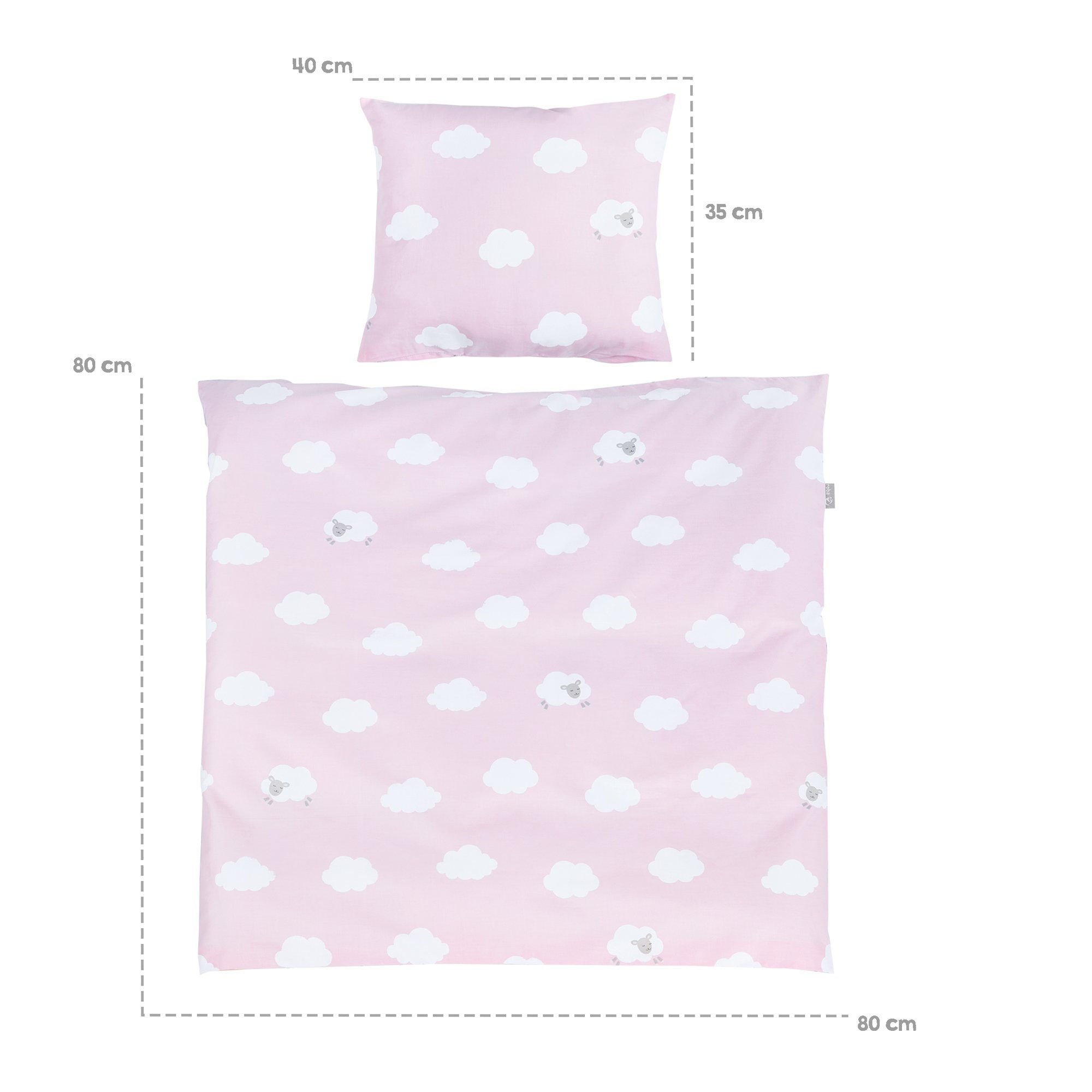 roba® Stubenbett Komplettwiegenset, inkl. textiler Ausstattung & Rollen