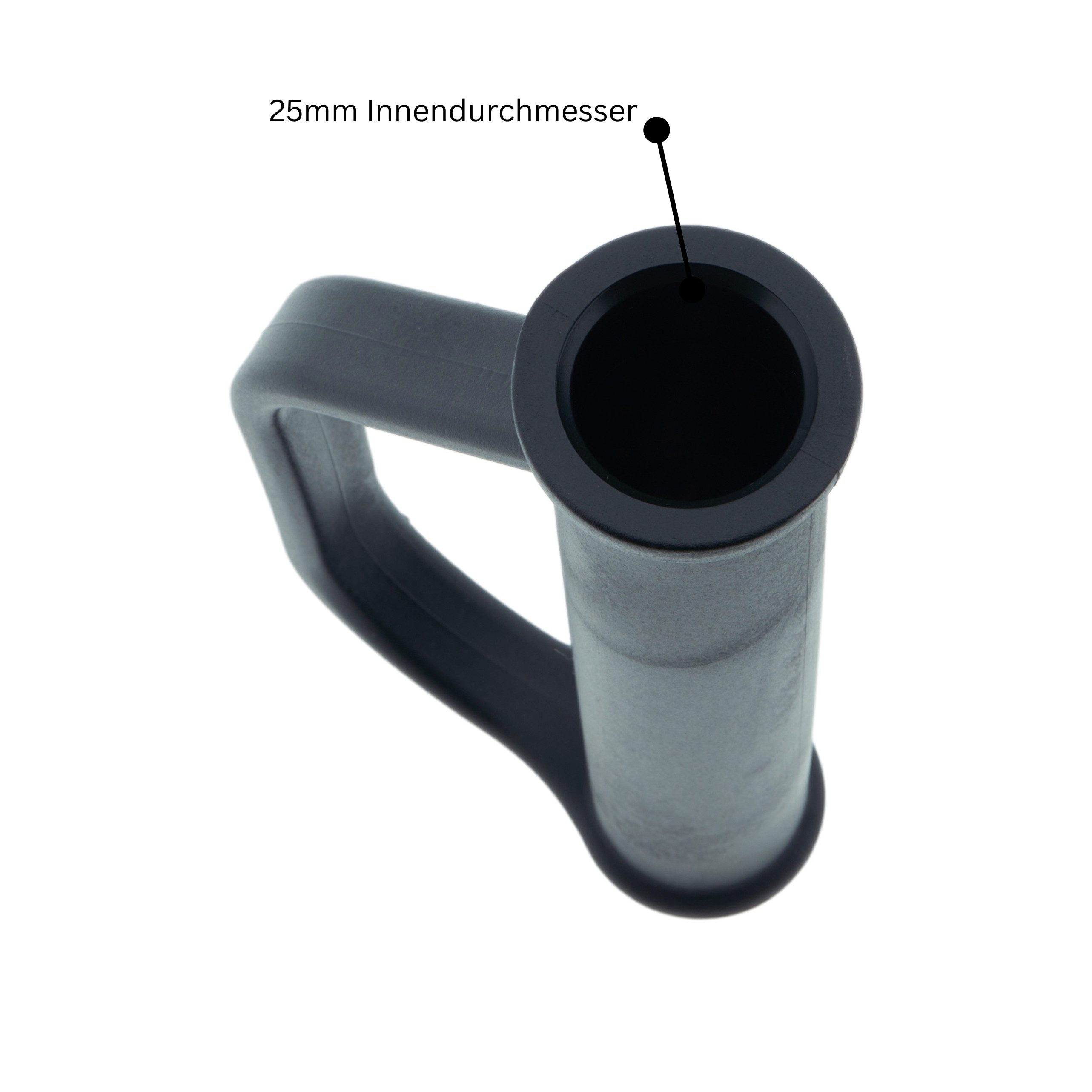 Sackkarre DKH 2 x Sicherheitsgriffe für Sackkarre 25 mm schwarz – Bild 2 von 5
