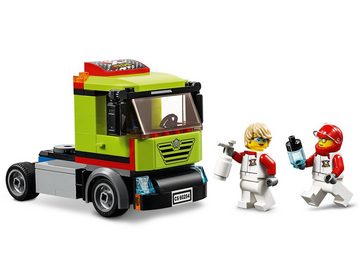 LEGO® Konstruktionsspielsteine LEGO® City - Rennboot-Transporter, (Set, 238 St)