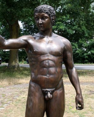 Bronzeskulpturen Skulptur Bronzefigur des Adonis
