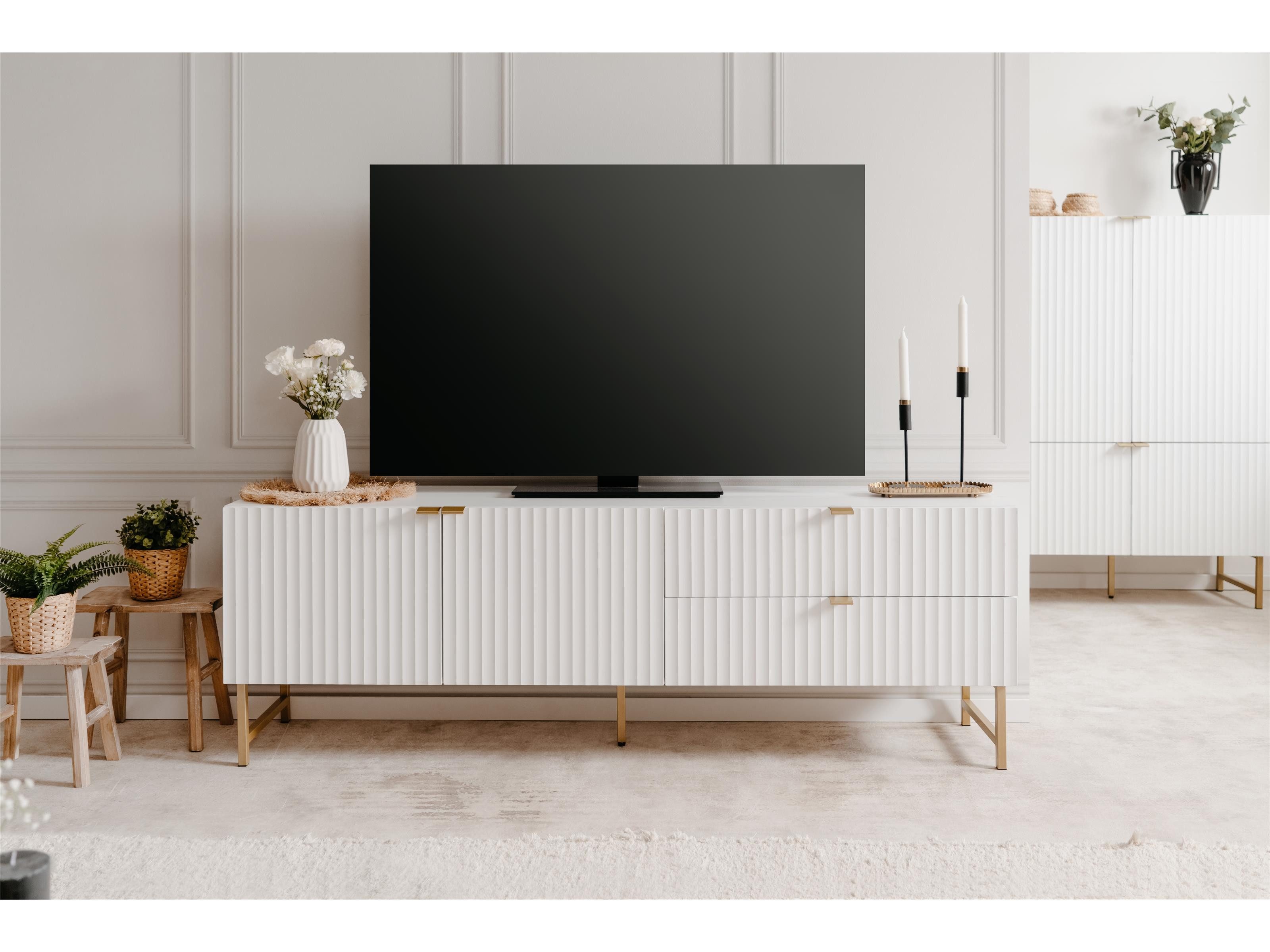 möbelando TV-Board 179 x 60,5 x 40.5 cm (B/H/T)