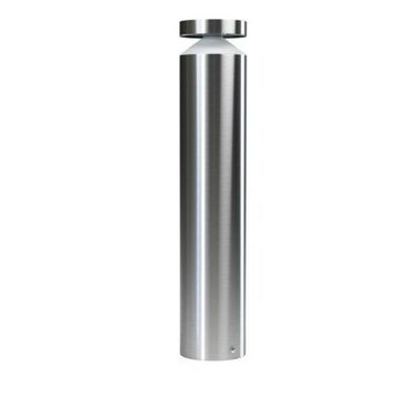 Ledvance Sockelleuchte stainless steel, 6W, warmweiß, 360lm, IP44, G, 3000K, L102mm, wassergeschützt, warmweiß