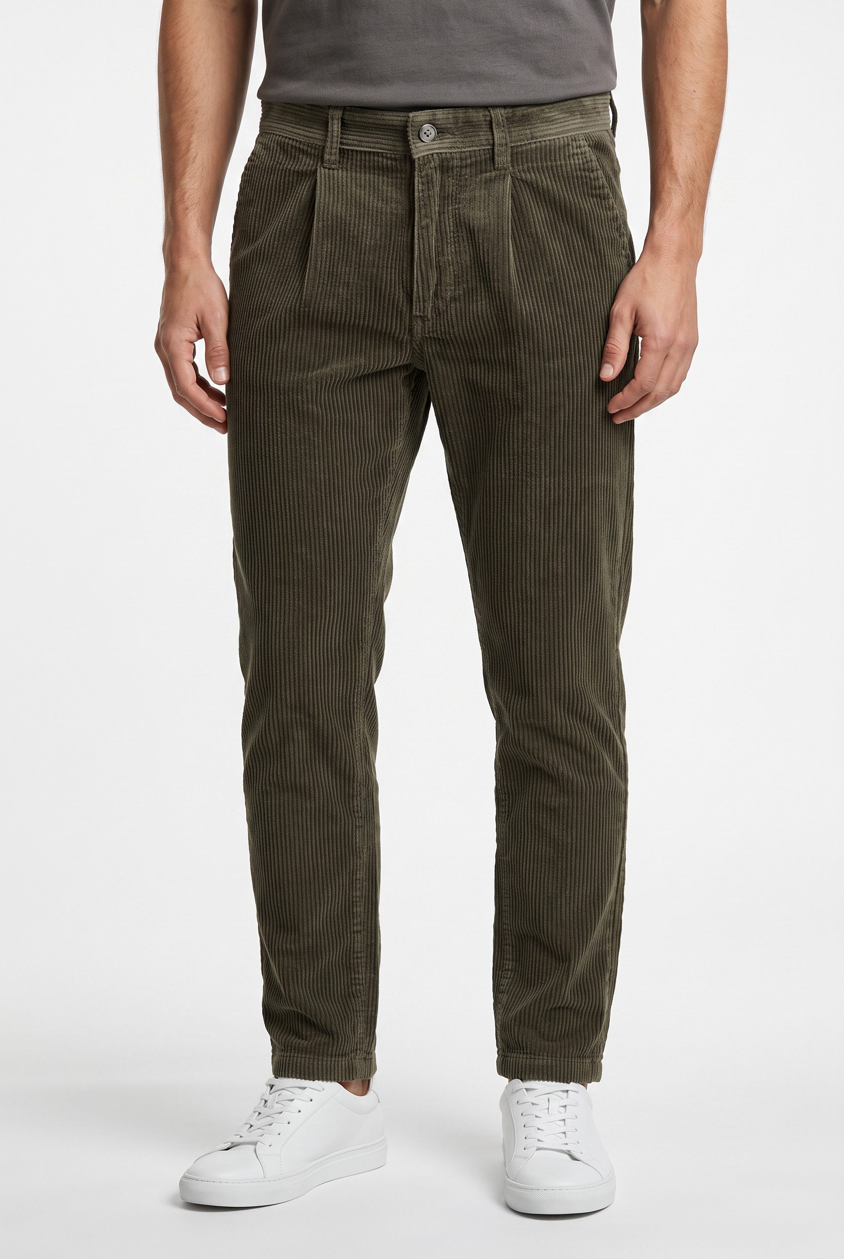 LINDBERGH Cordhose Cord-Chino mit schmalem Bein
