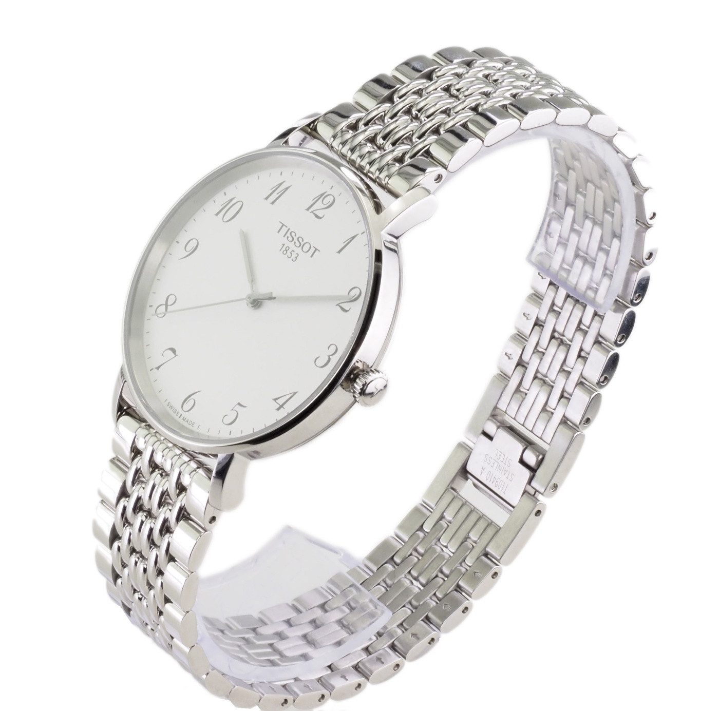 Tissot Quarzuhr Tissot Herren Uhr Everytime Medium T-Classic T1094101103200, (Schwarz)