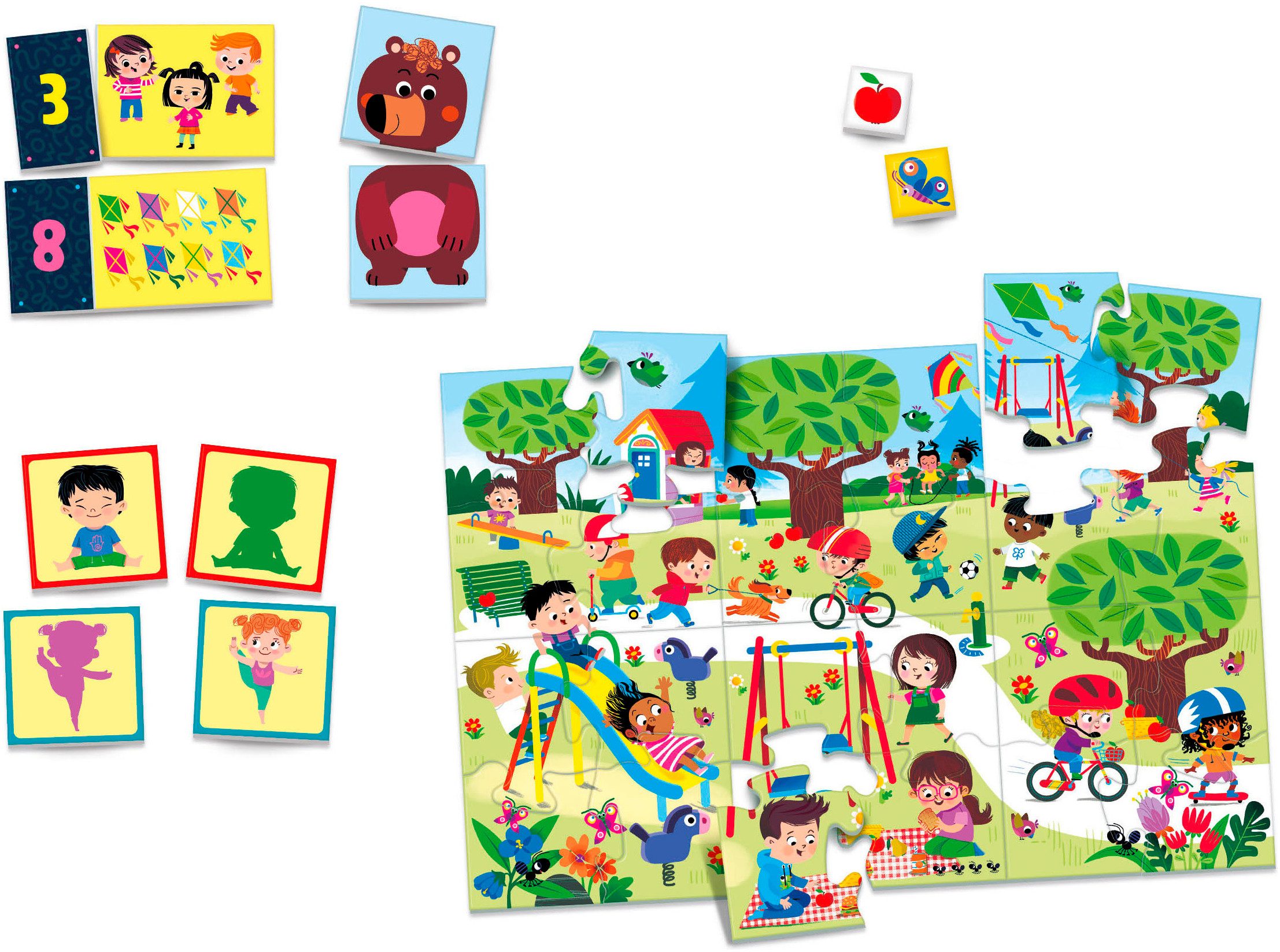Clementoni® Spiel Education, Lernspiel 8 in 1, Lernspiel, Made in Europe