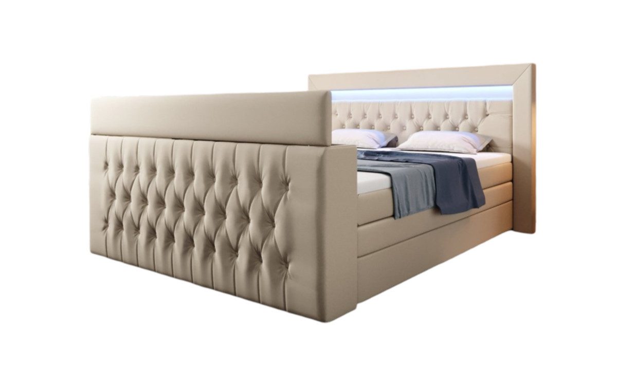 Luxusbetten24 Boxspringbett Sonino, mit TV Lift, günstig online kaufen