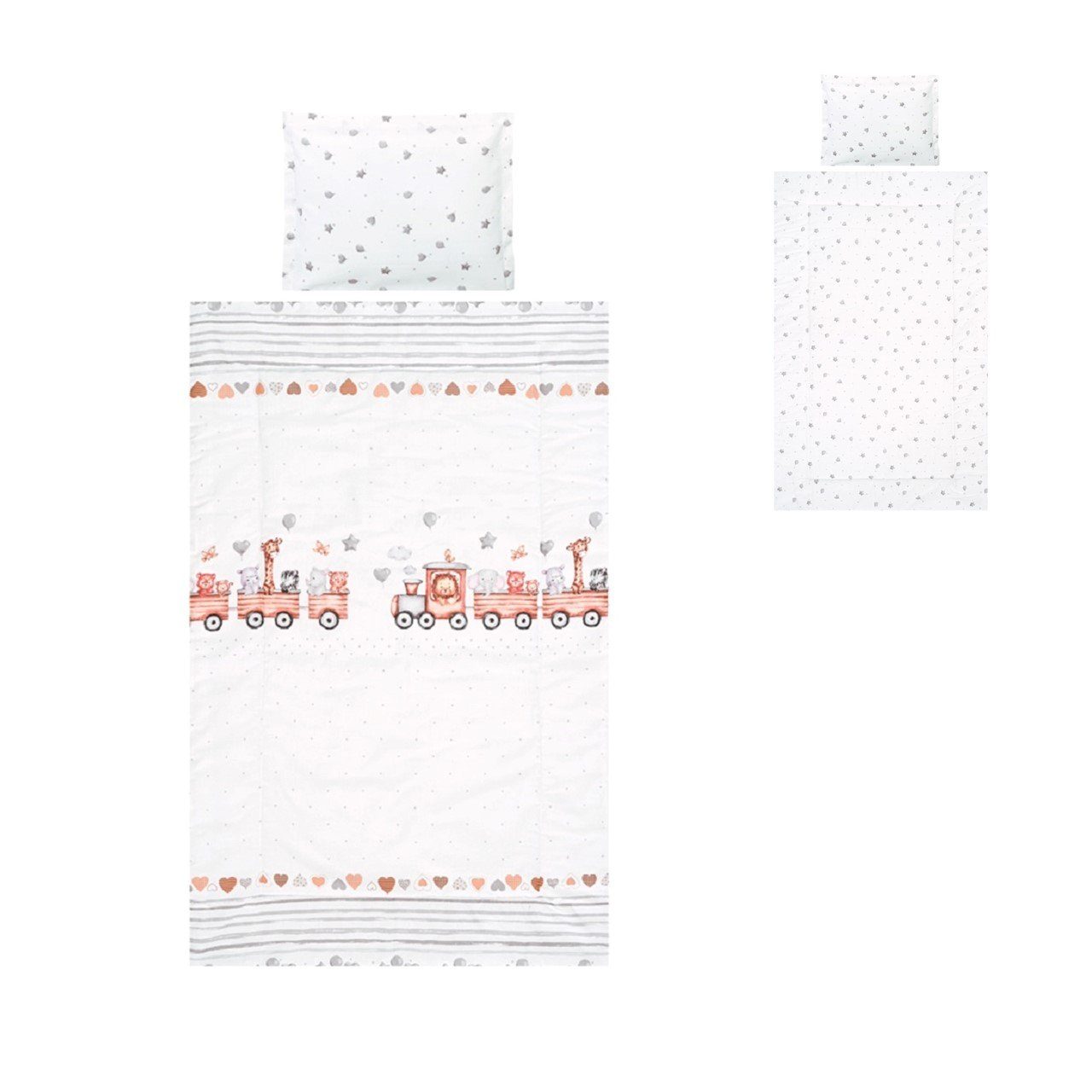 Lorelli Babybettwäsche Kinderbettwäsche 3-teilig, Baumwolle, 3 günstig online kaufen