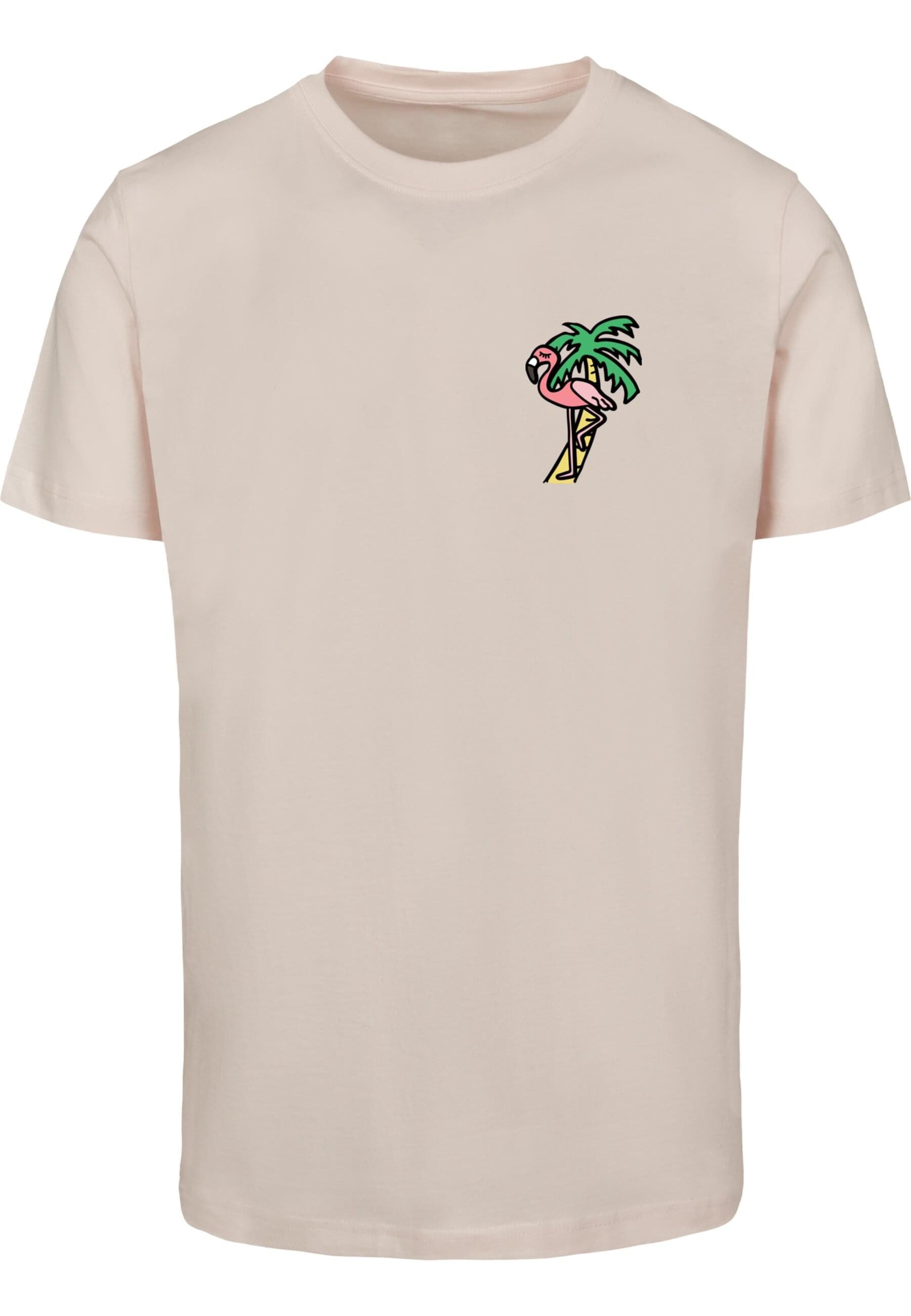 MisterTee Kurzarmshirt MisterTee Herren Flamingo T-Shirt günstig online kaufen