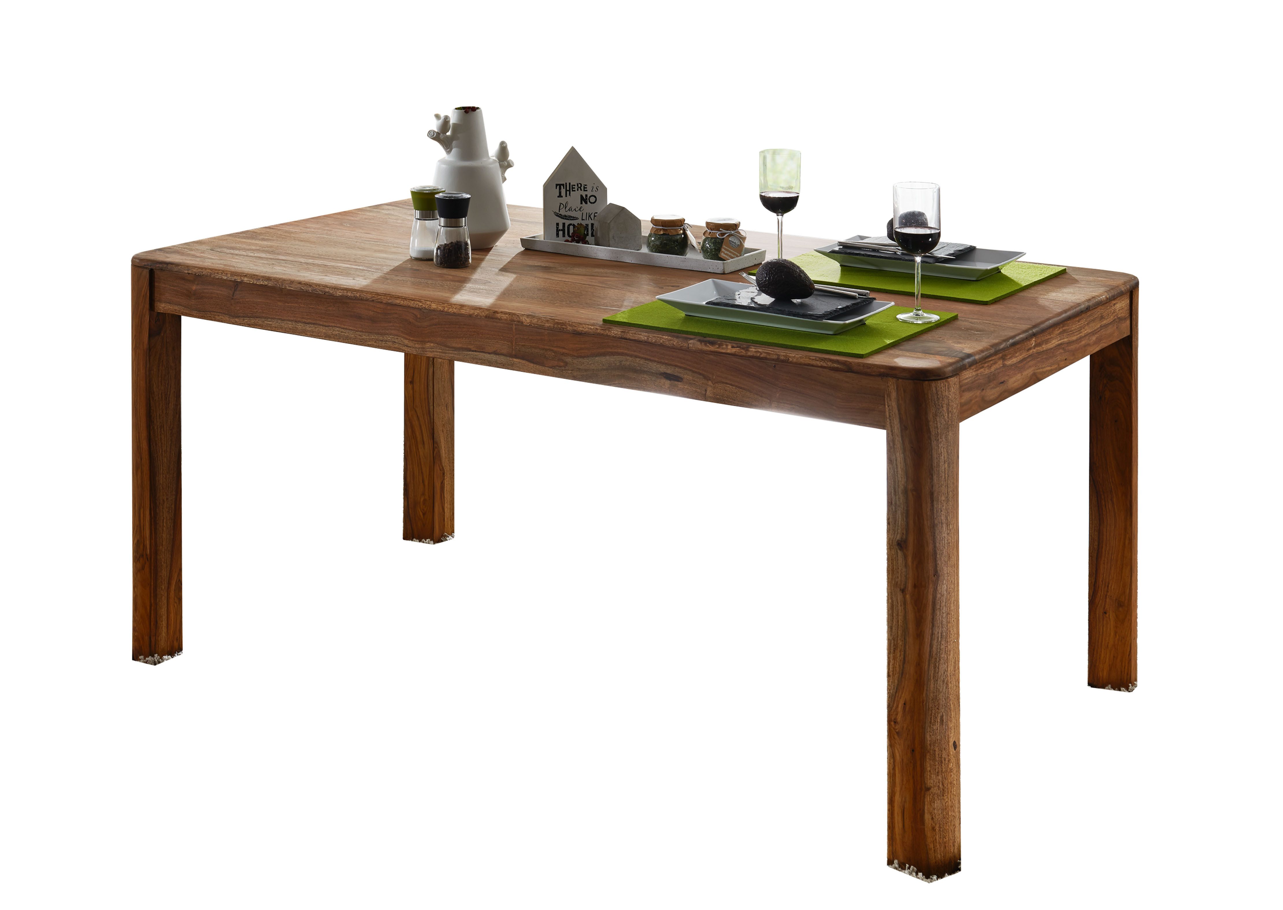Woodroom Esstisch Mau (Massivholz gebeizt), Esstisch, günstig online kaufen